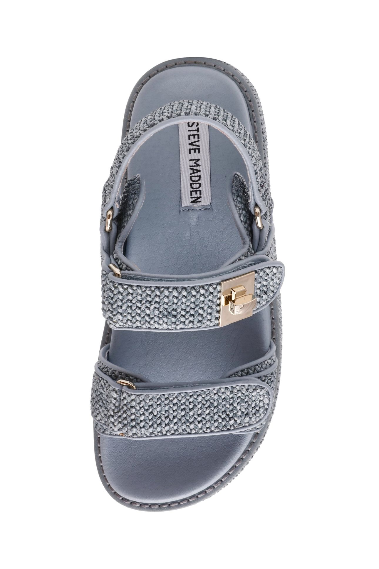 BIGMONA SANDALS BLUE RAFFIA 7