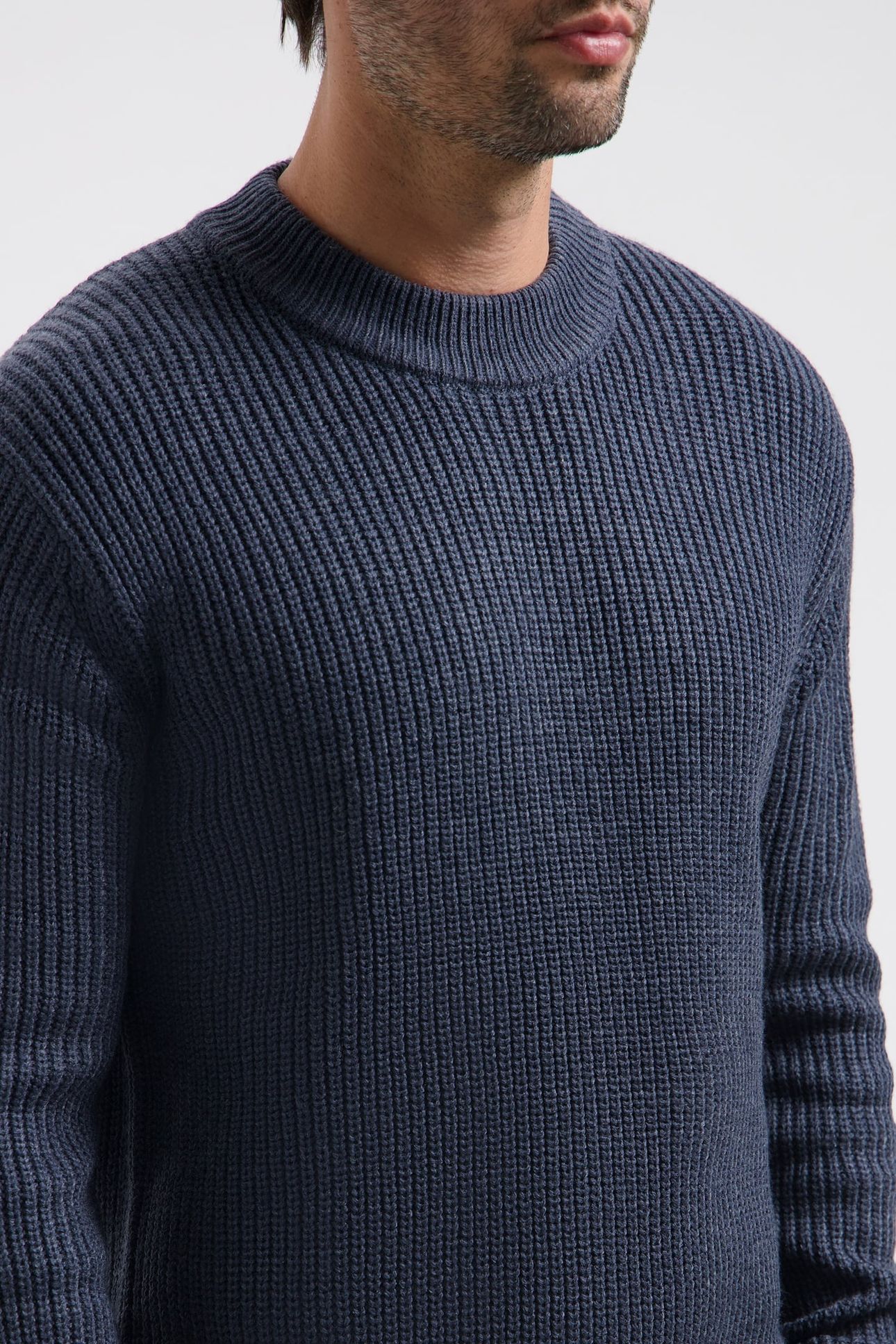 DS_CREW RIBKNIT DK. NAVY DK. NAVY 4