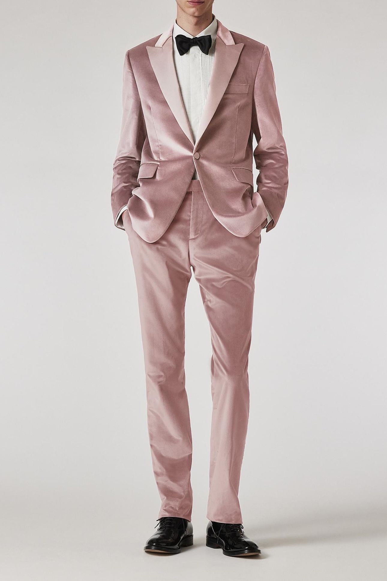 MENS EVENING 1BTN JACKET LILAC 2