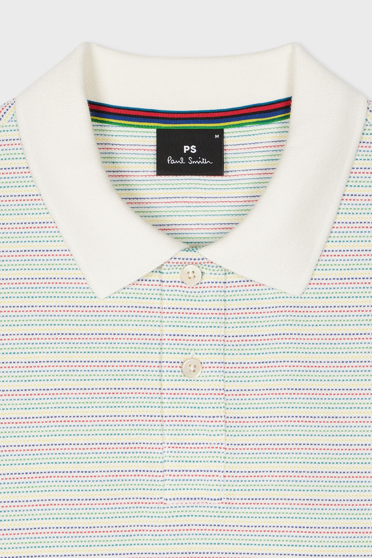 MENS REG FIT SS POLO SHIRT OFF WHITE 5
