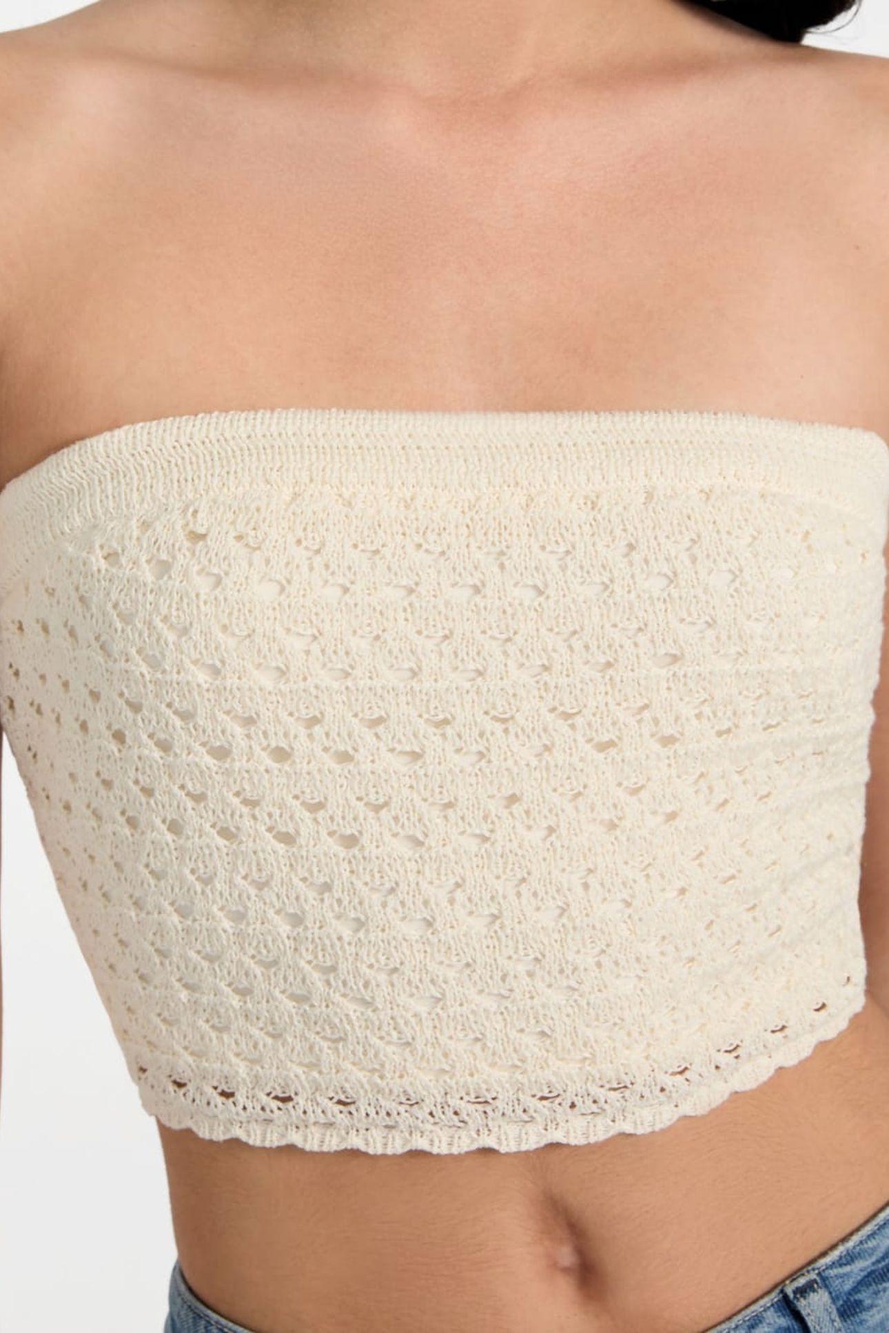 STRAPLESS LUCA TUBE DOVE WHITE 9