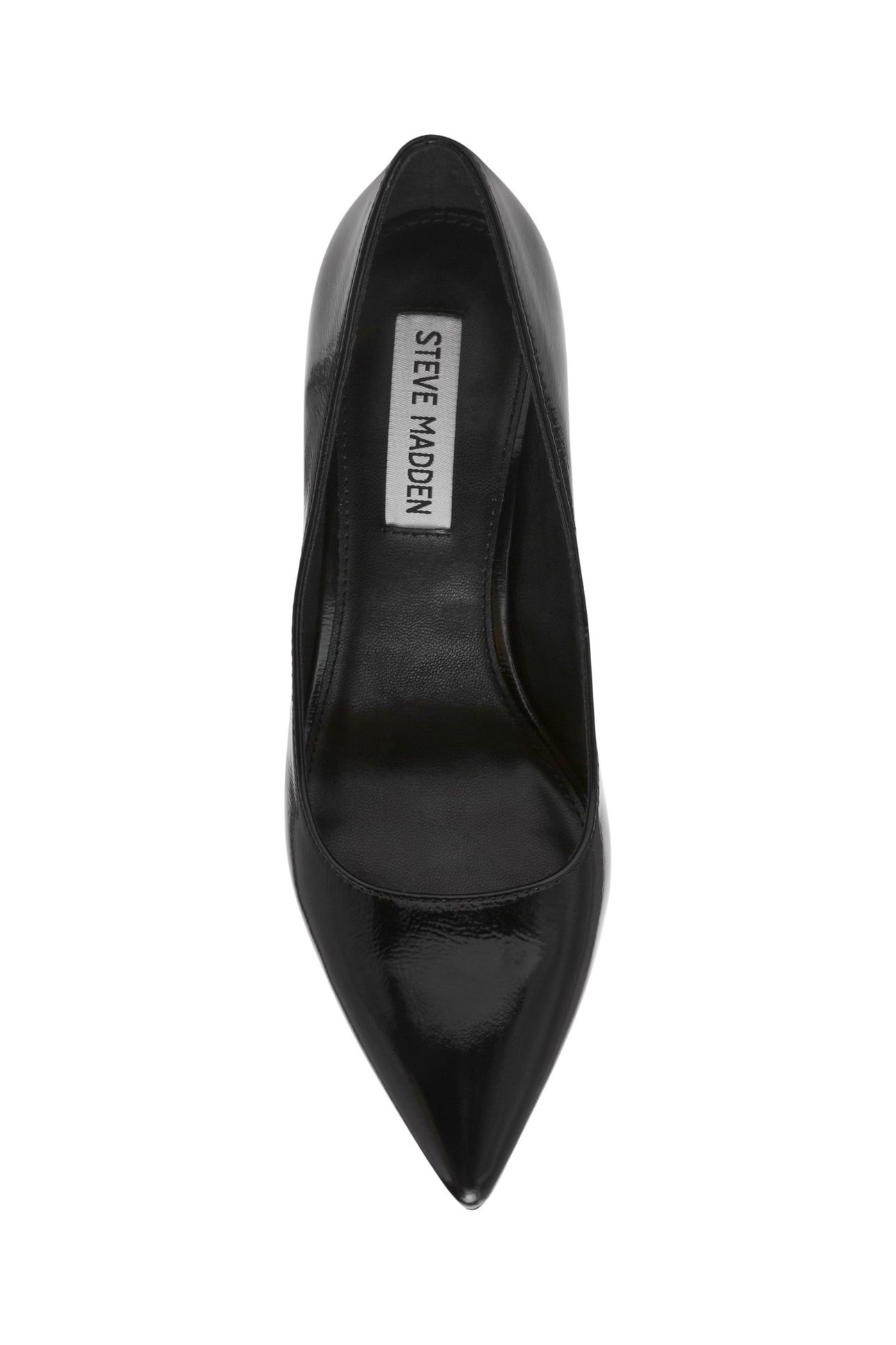 SECURED PUMPS BLACK LEATHER 6