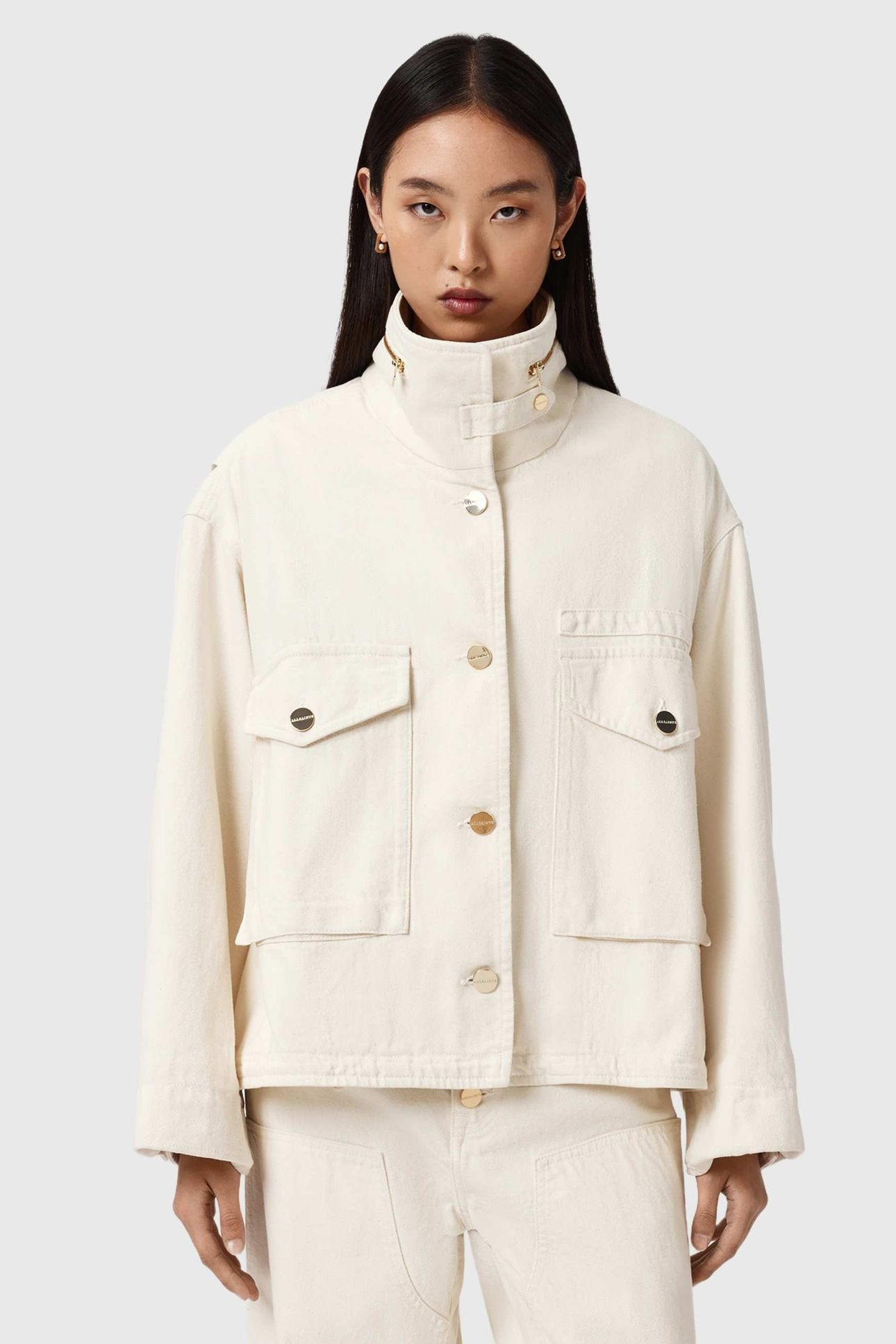 CLAY DENIM JACKET ECRU WHITE 2