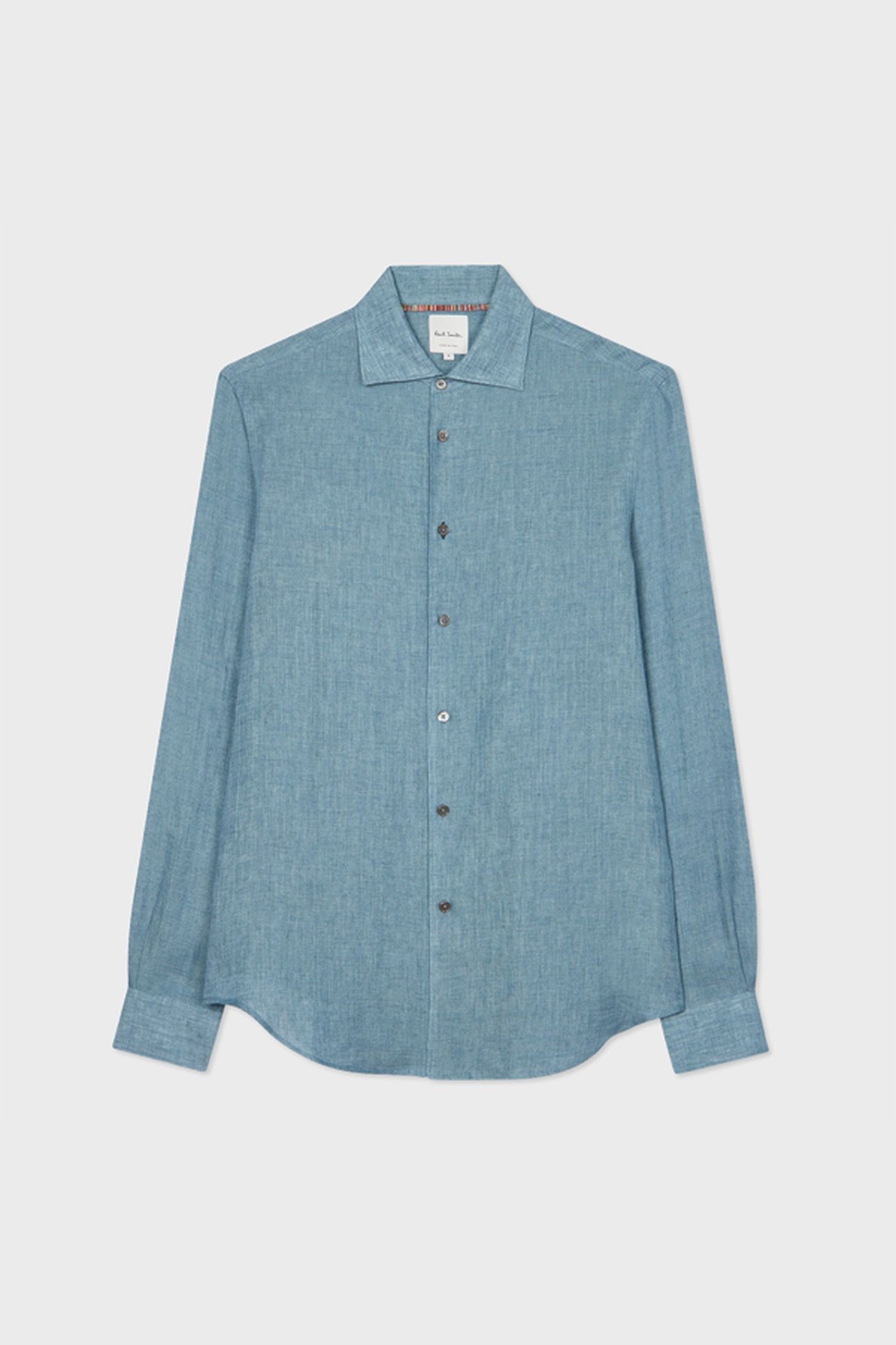 MENS S/C SLIM FIT SHIRT LIGHT BLUE 2