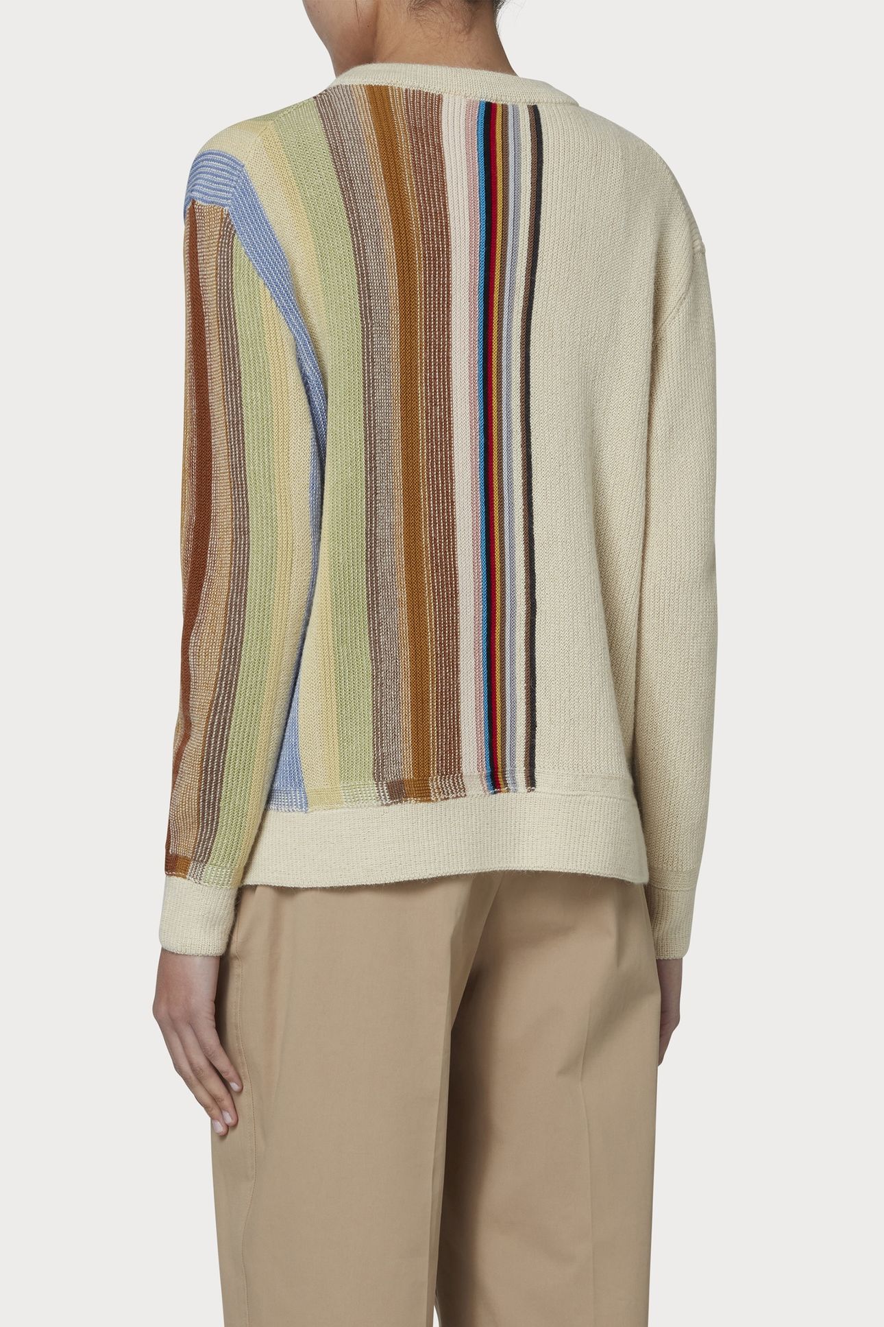 WOMENS KNITTED SWEATER CREW NECK MULTI COLOURED 5
