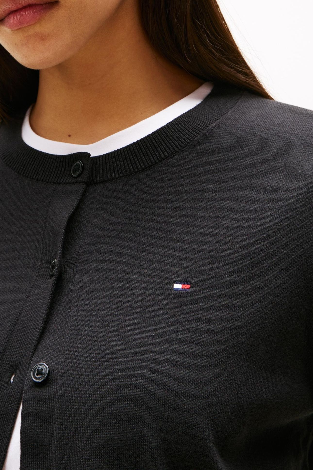 COTTON JERSEY CREW NECK BLACK 7