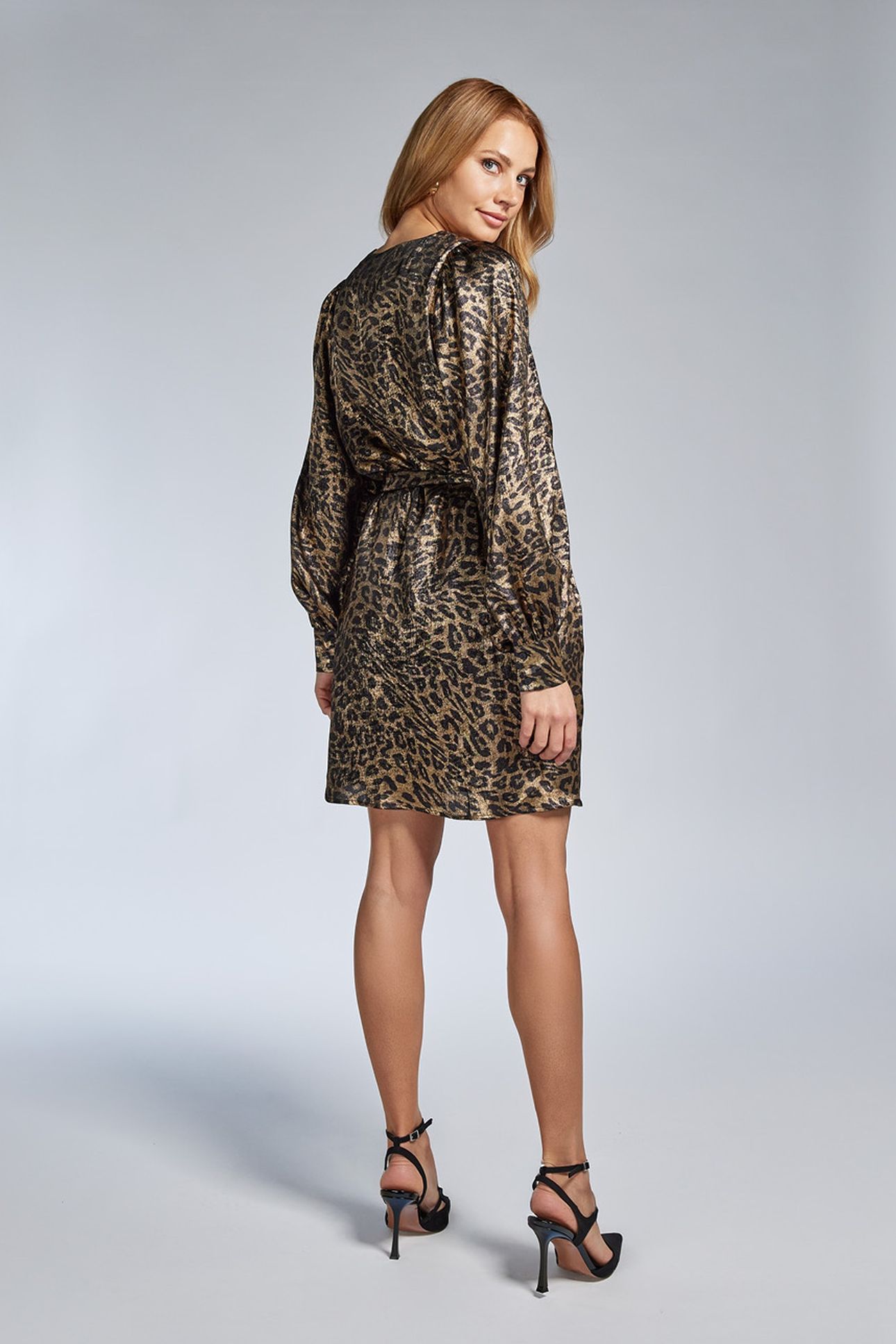 DACEY DRESS BLACK LEOPARD 2