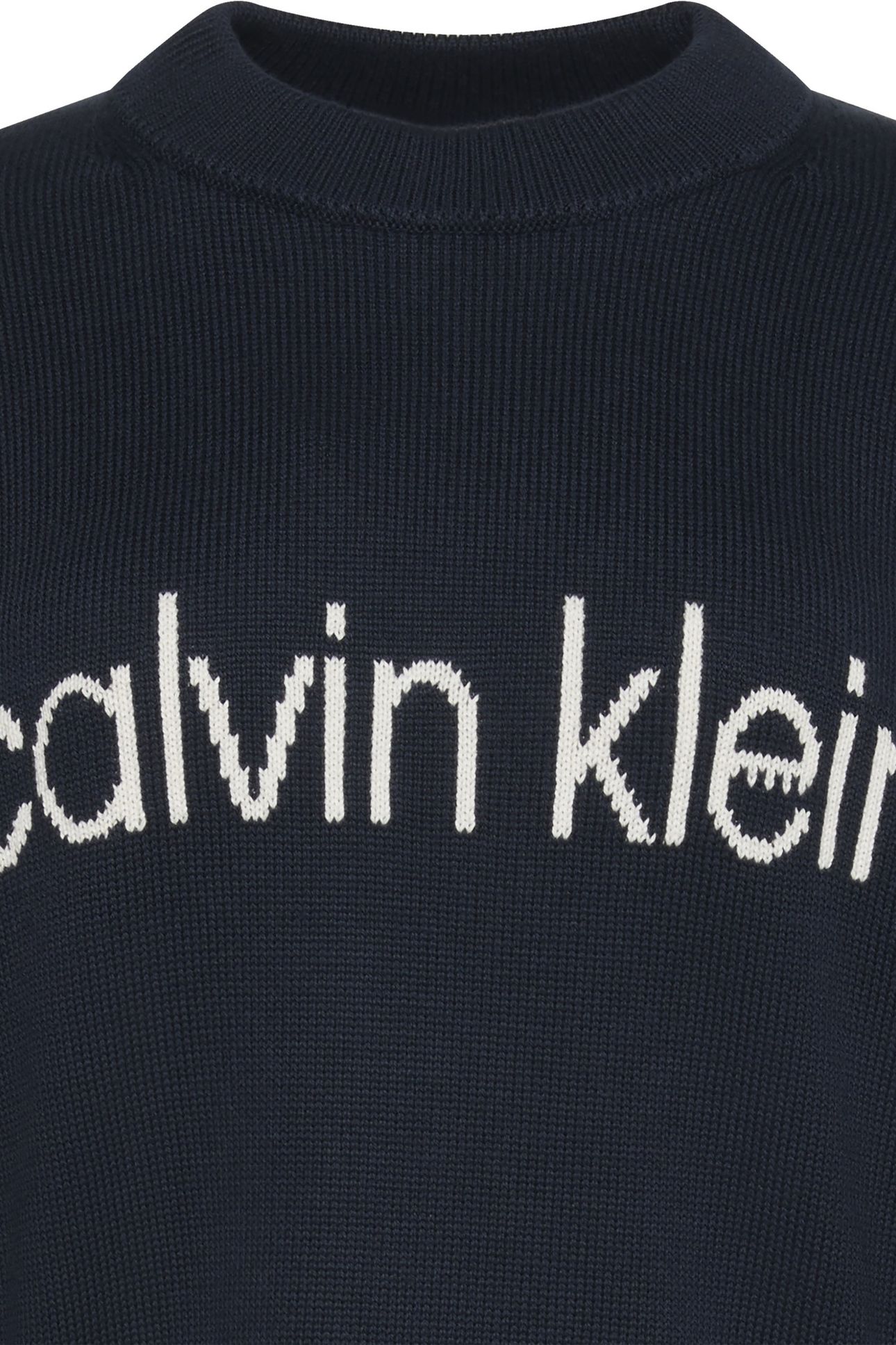 COTTON GRAPHIC PULLOVER DARK SAPPHIRE 8