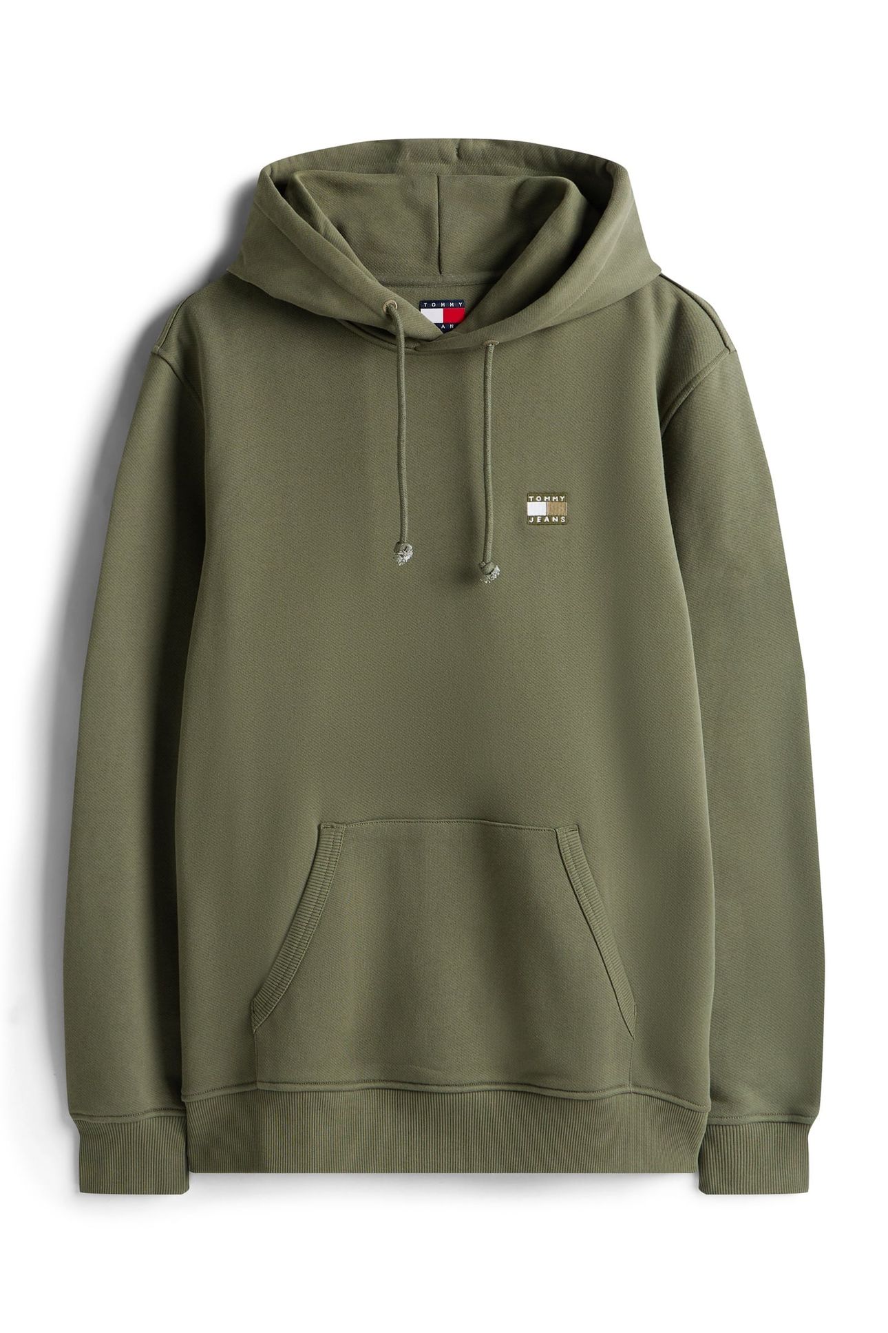 TJM REG BADGE HOODIE PEWTER GREEN TONAL 4