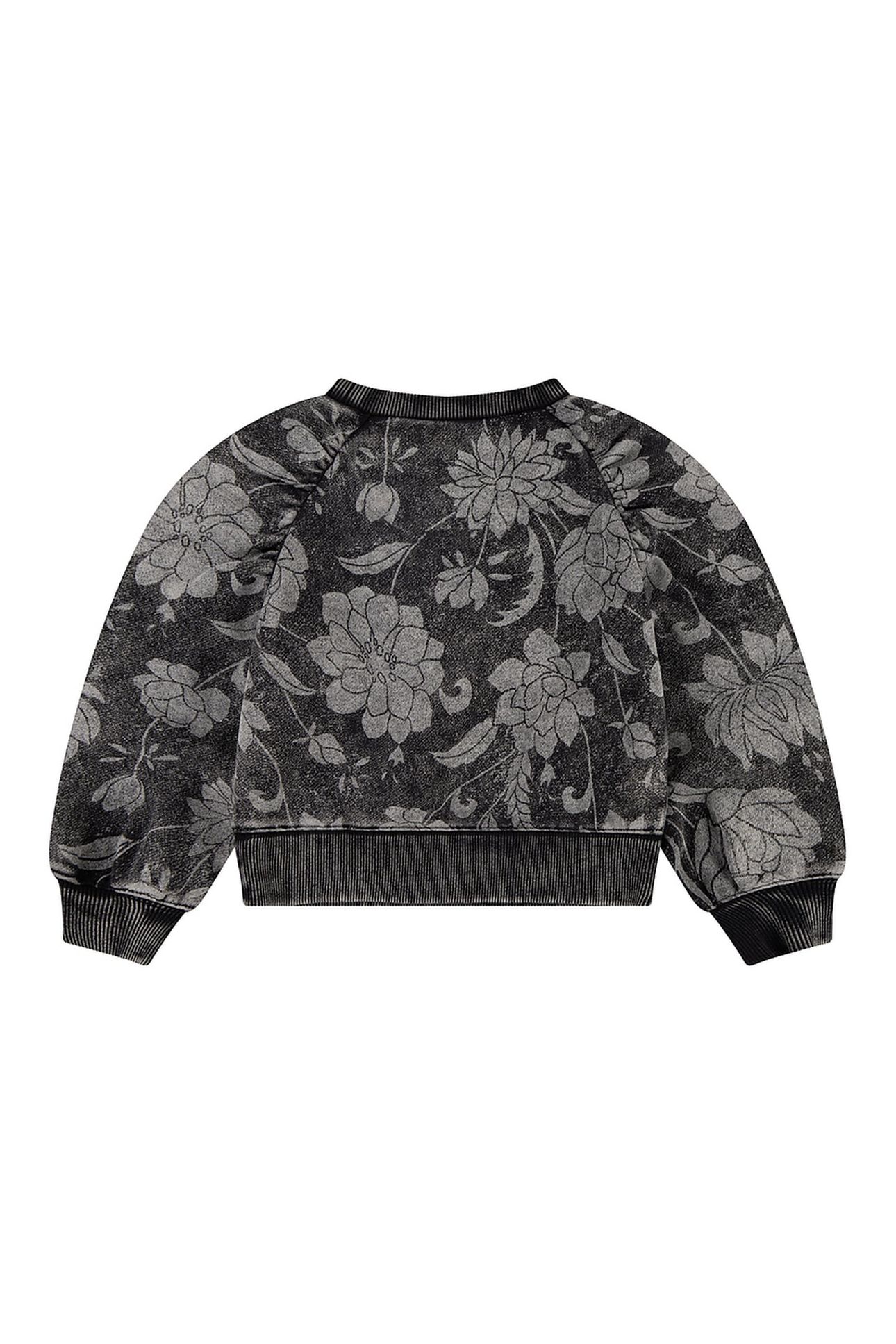 GIRLS DISCHARGE MEET AND GREET TOP BLACKOUT FLORAL 2