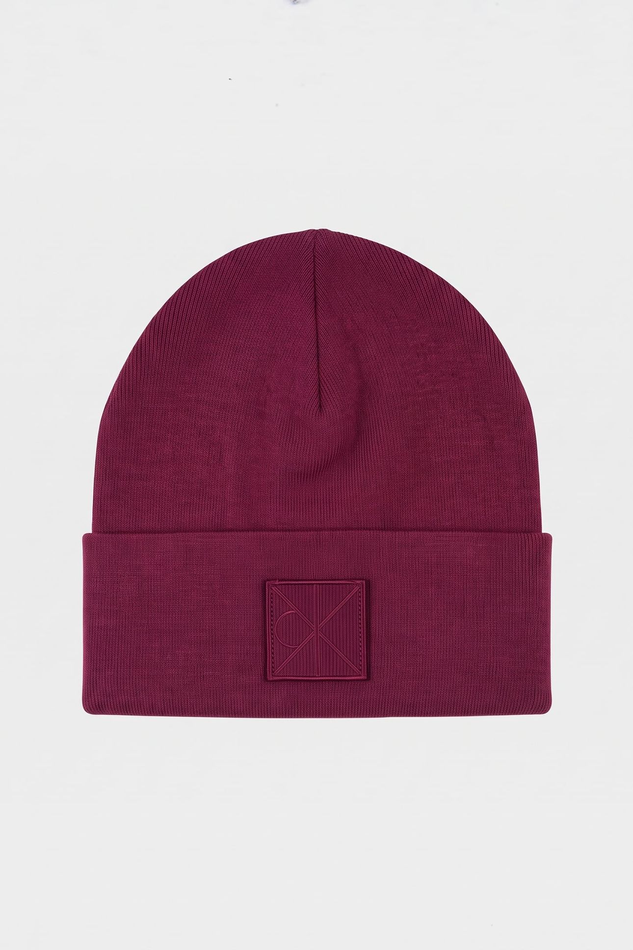 EMBLEM PATCH FINE RIB BEANIE ALLURING PINK 2