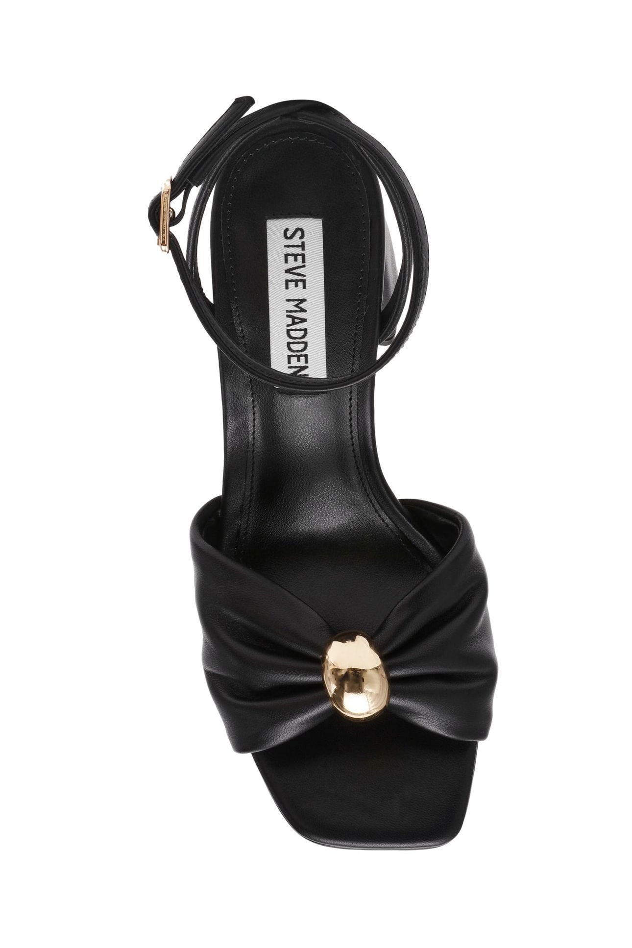 MELADI SANDALS BLACK LEATHER 6