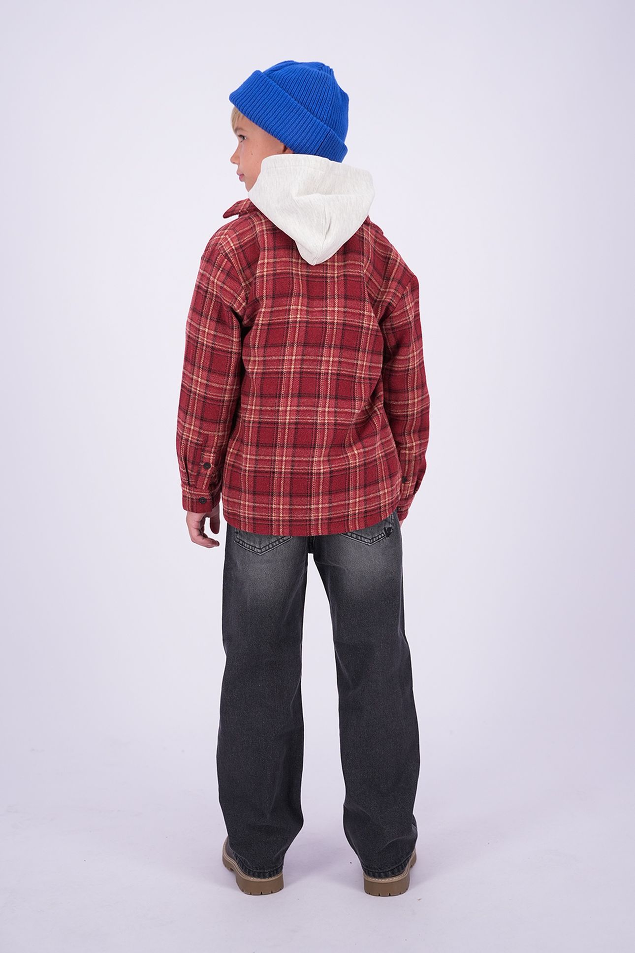 BOYS LUKI SHIRT CHERRY TOMATO 2