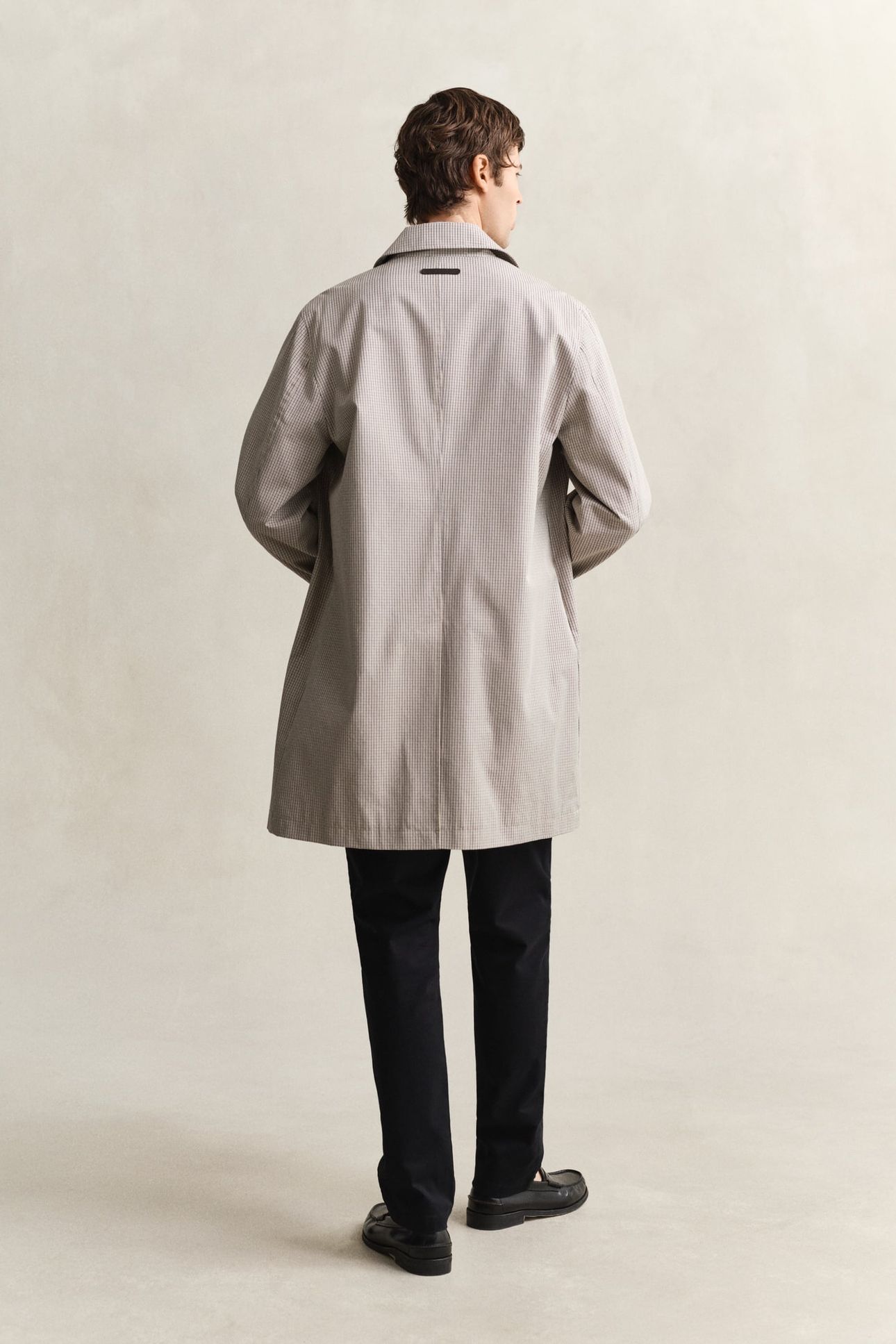 COTTON BLEND CAR COAT OAT BEIGE 3