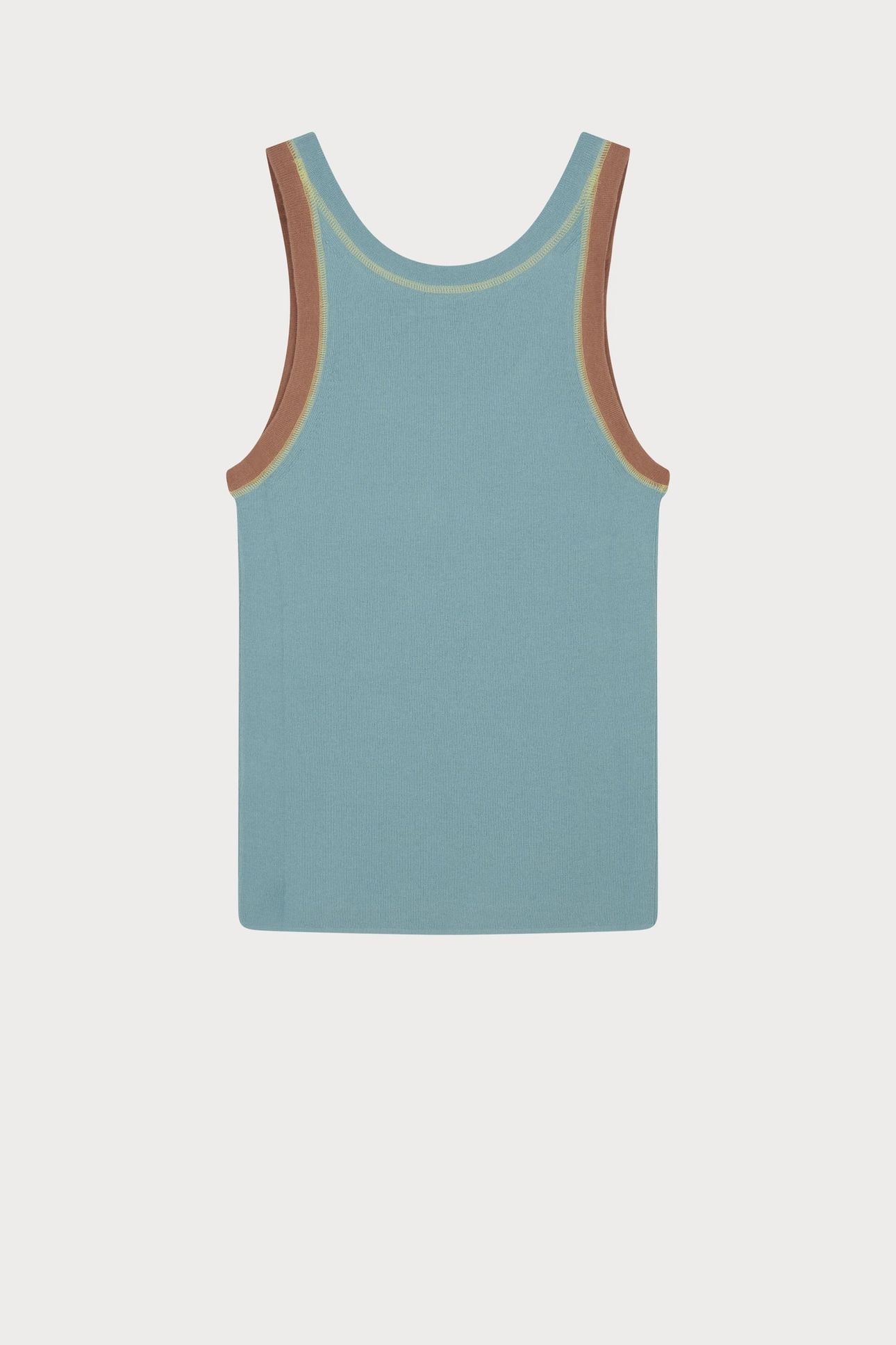 WOMENS KNITTED VEST BLUE 7