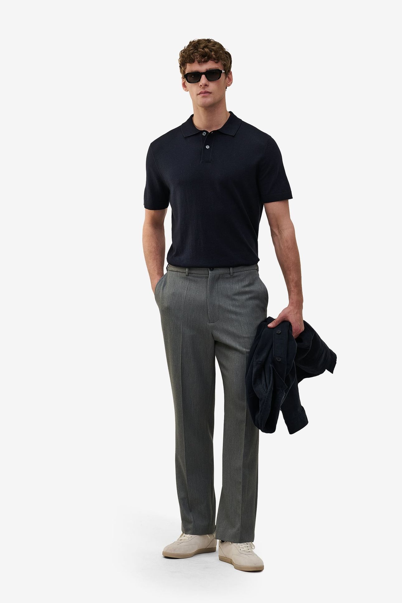 CRANE COTTON-SILK NAVY 1
