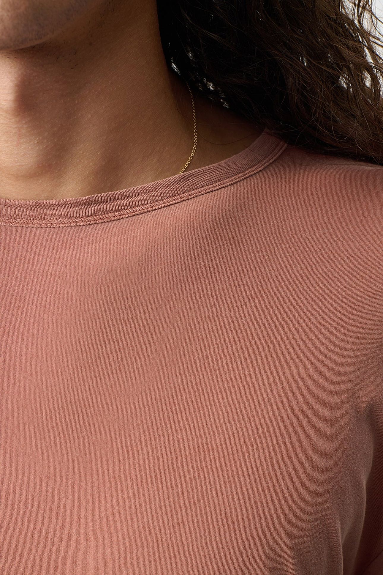DEVON LONG-SLEEVE T-SHIRT TERRACOTTA VINTAGE 6