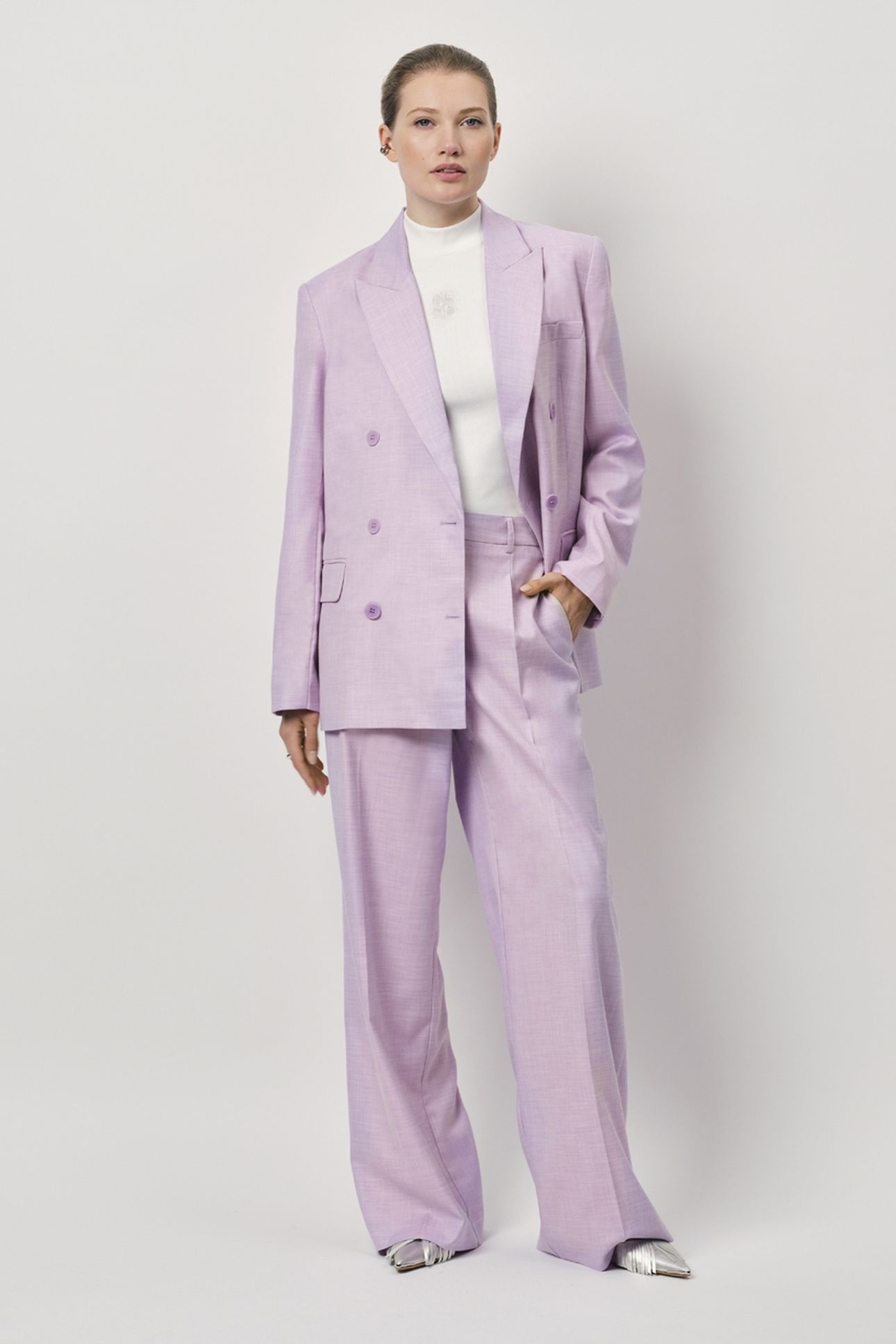 WISTER STRAIGHT LEG PANTS ARCTIC LILAC 1