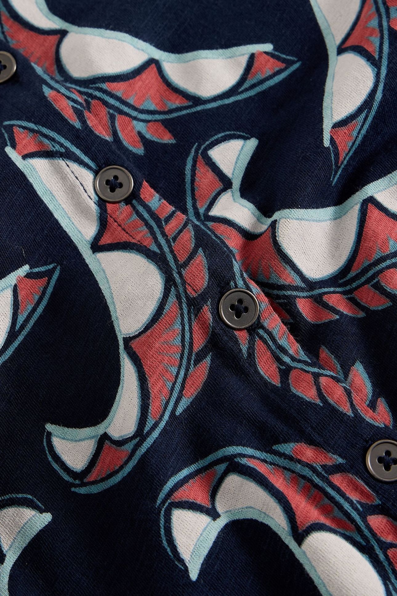 COSMIC LS SHIRT NAVY PRINT 3