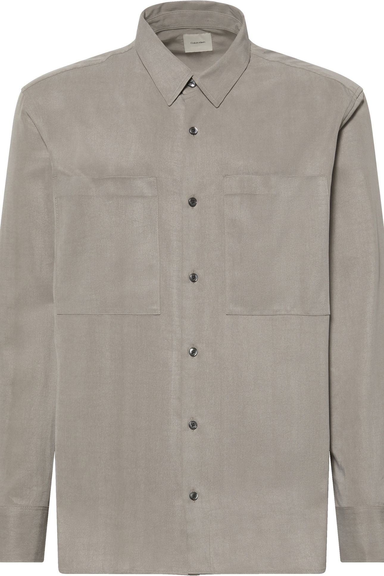 LS DRAPEY RELAXED SHIRT STEEPLE GRAY 4