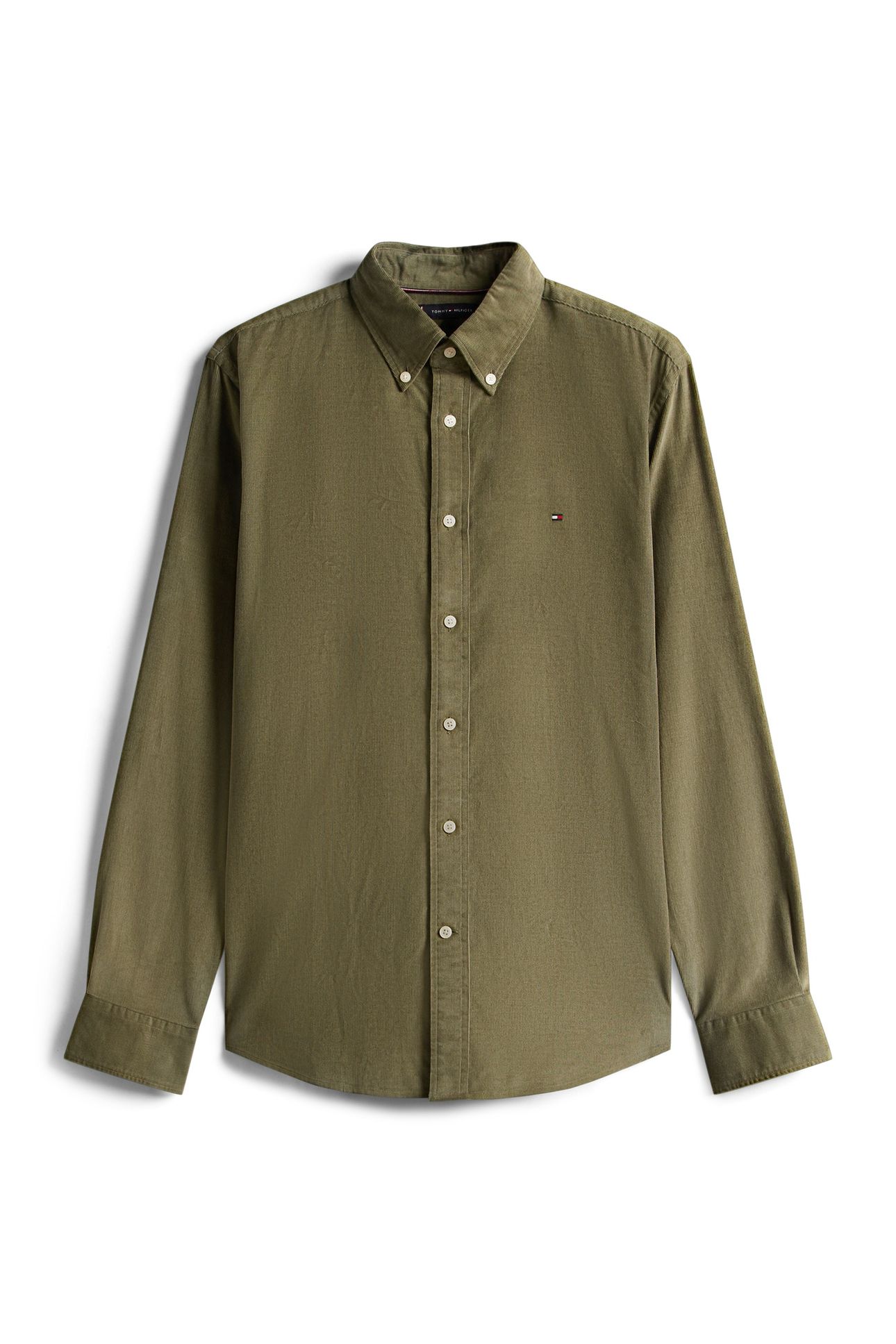 SOLID CORDUROY RF SHIRT BATTLE GREEN 4