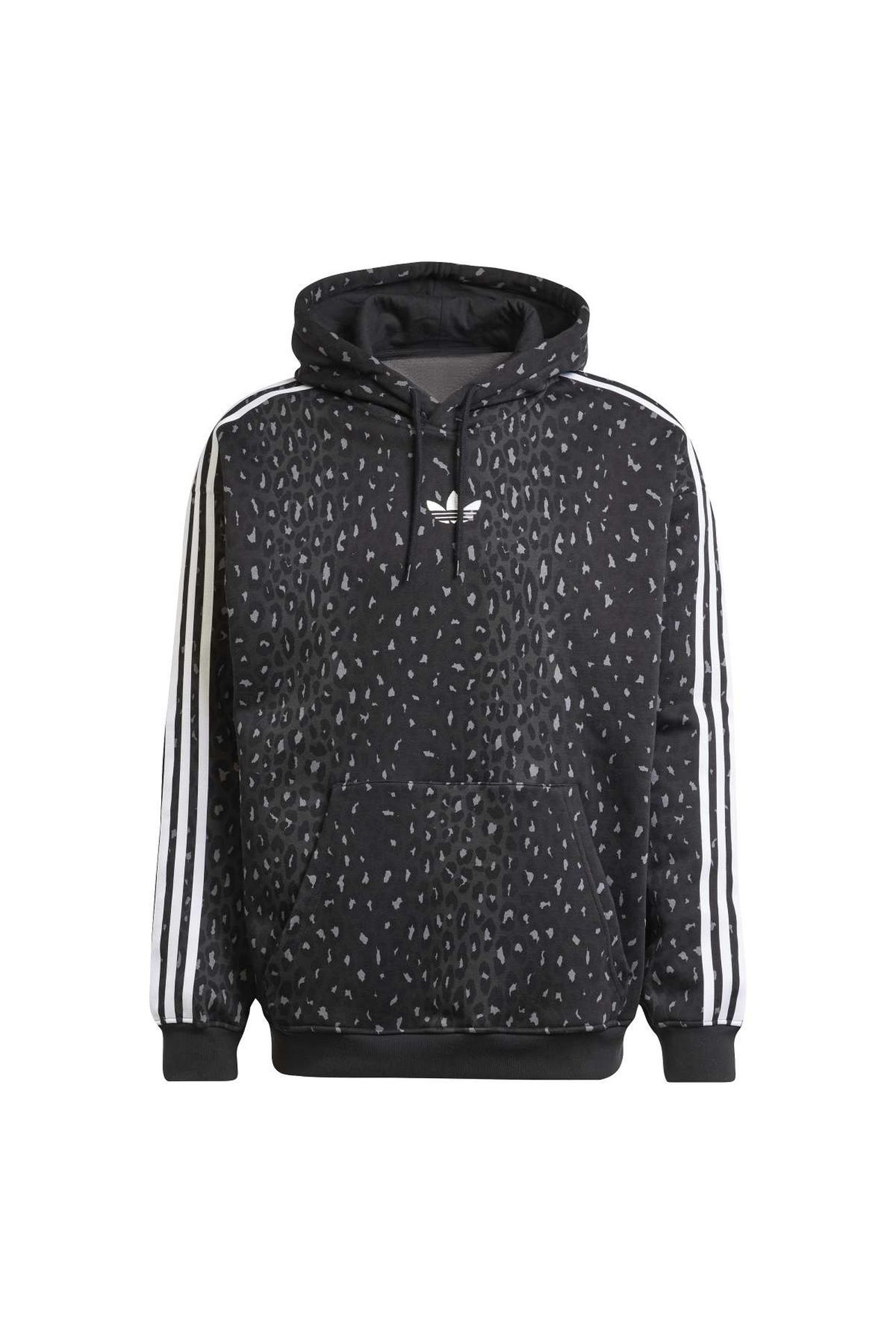UNISEX GRAPHIC LOOSE HOODIE BLACK 3