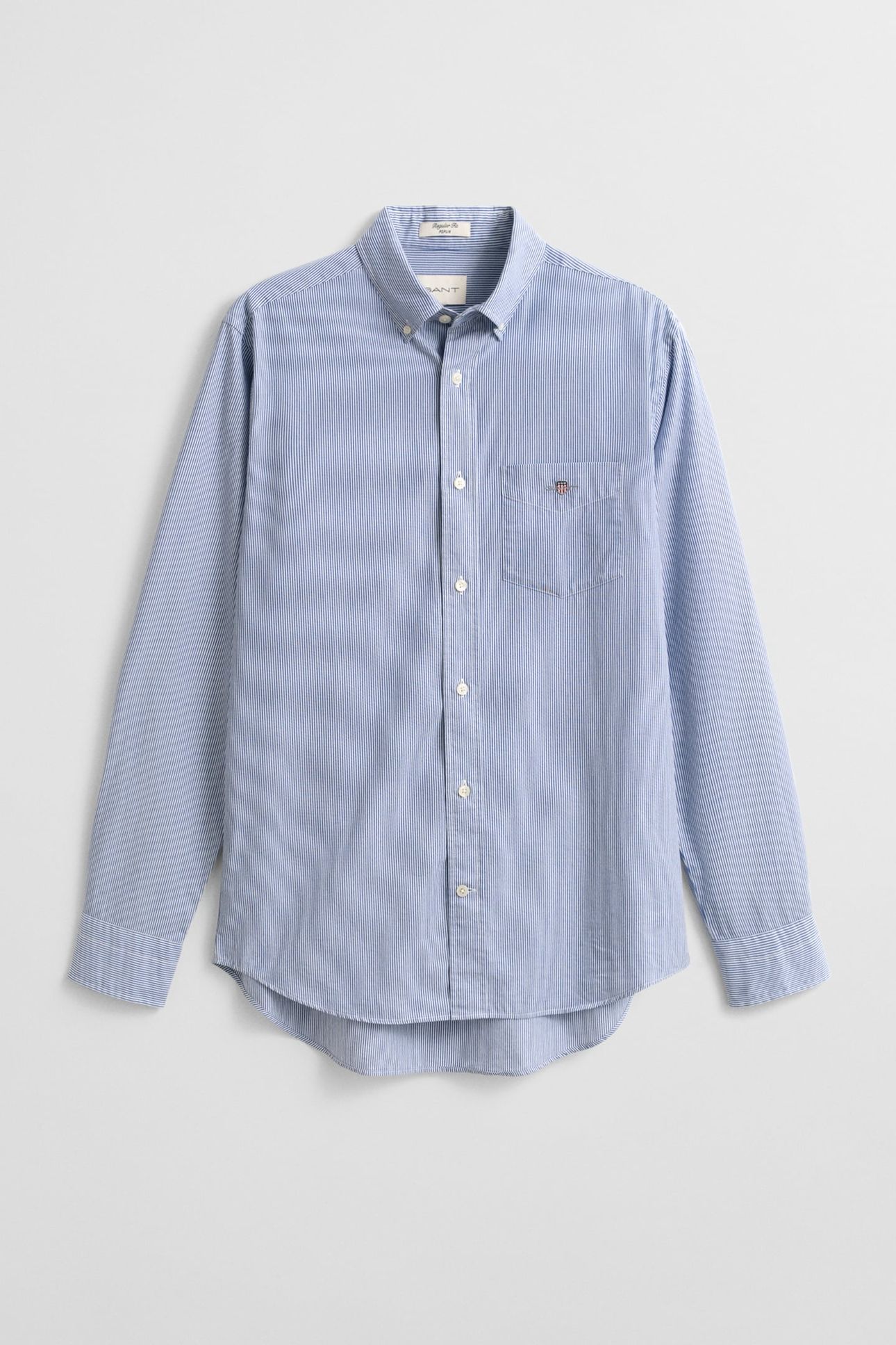 REG CLASSIC POPLIN BANKER SHIRT COLLEGE BLUE 4