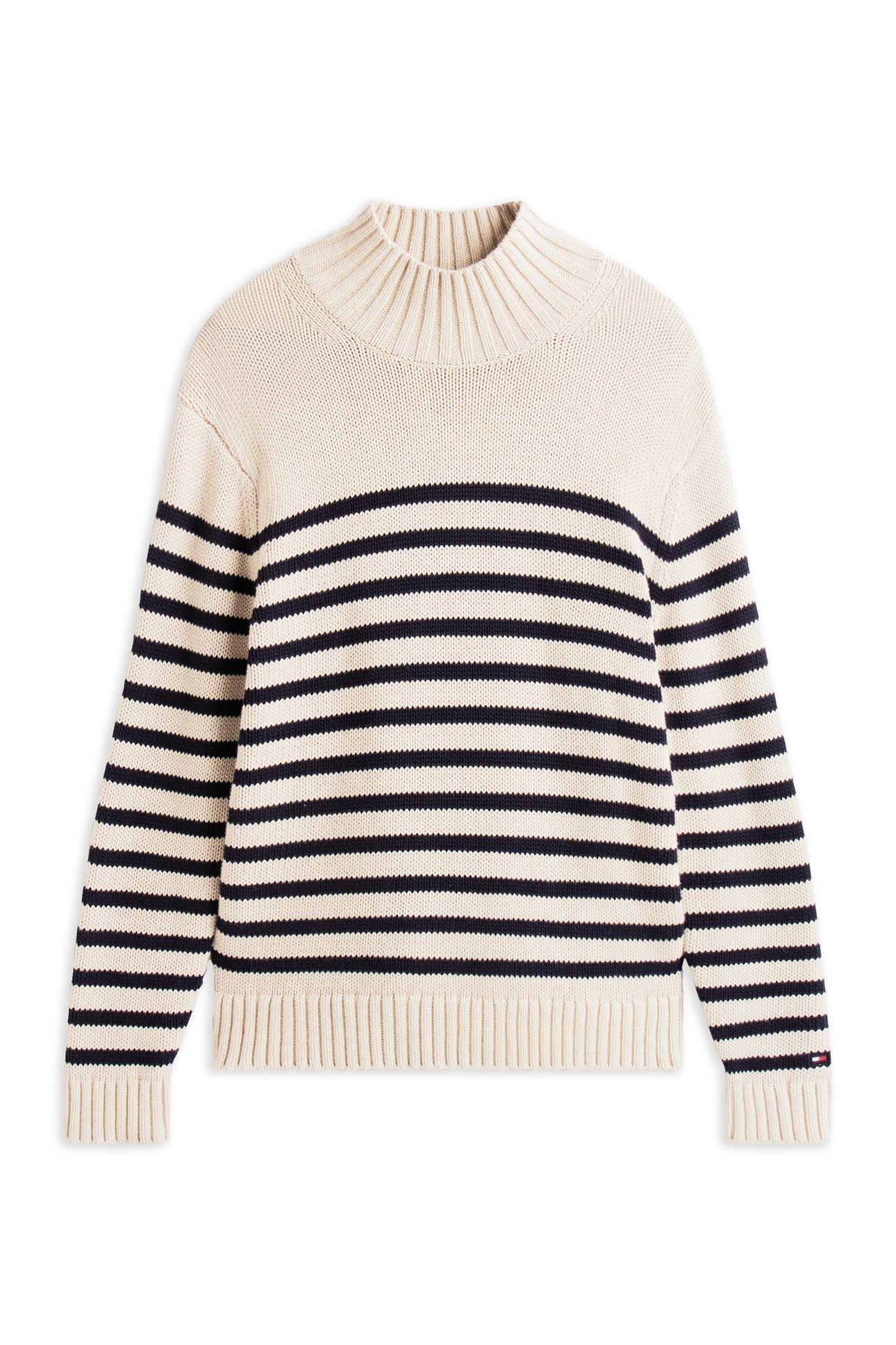 BRETON COTTON STRIPE OATMILK HEATHER/DESERT SKY 4