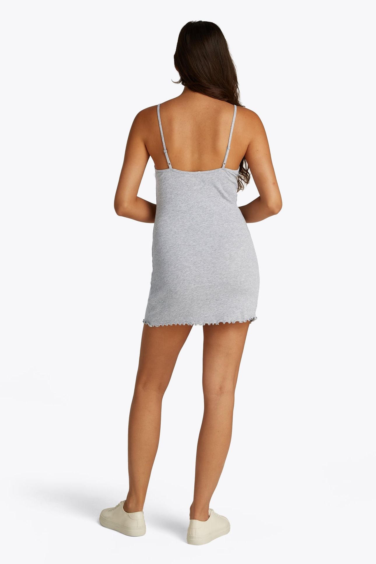 CAMI RIB DRESSENTIAL LIGHT GREY HEATHER 3