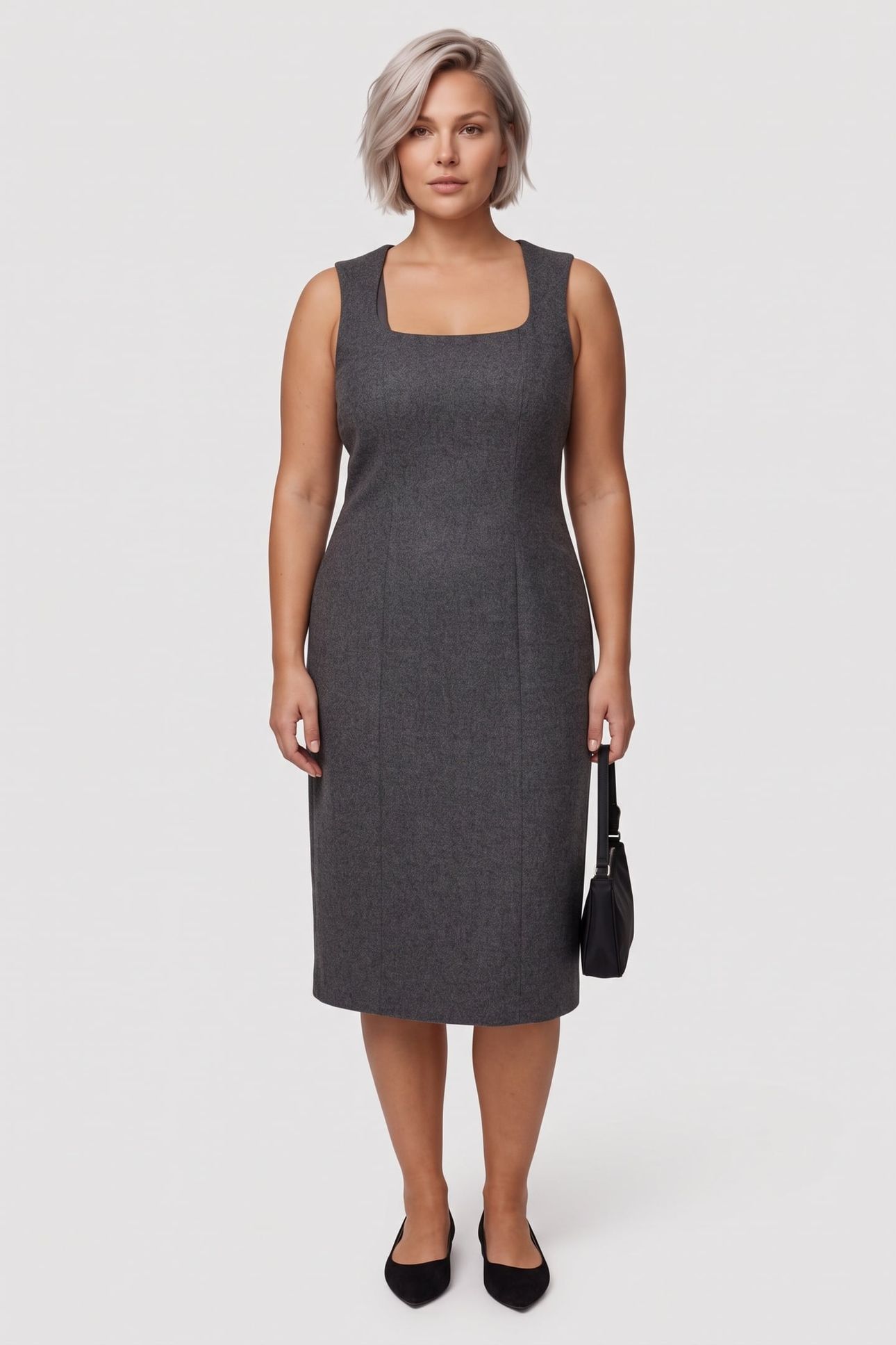 LA WILLOW DRESS GREY 1