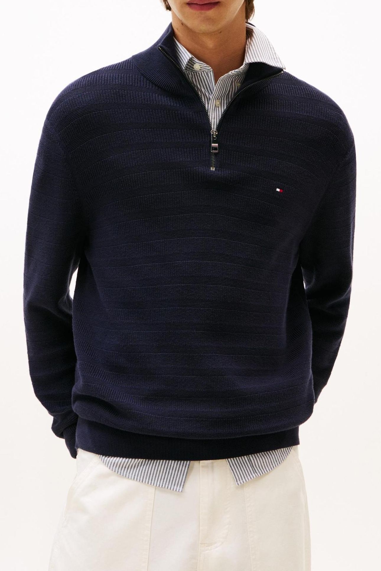 STRIPE STRUCTURE ZIP DESERT SKY 1