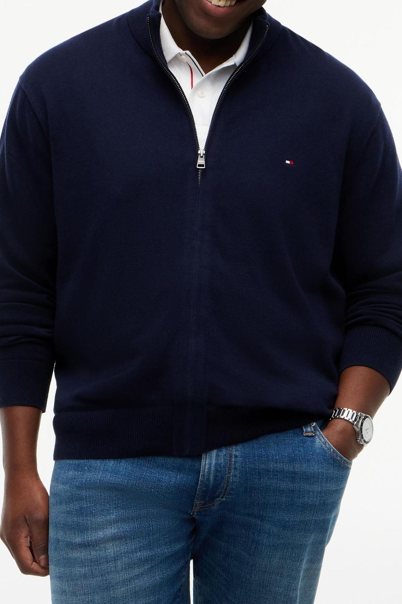 BT-PIMA COTTON CASHMERE SWEATER DESERT SKY 1
