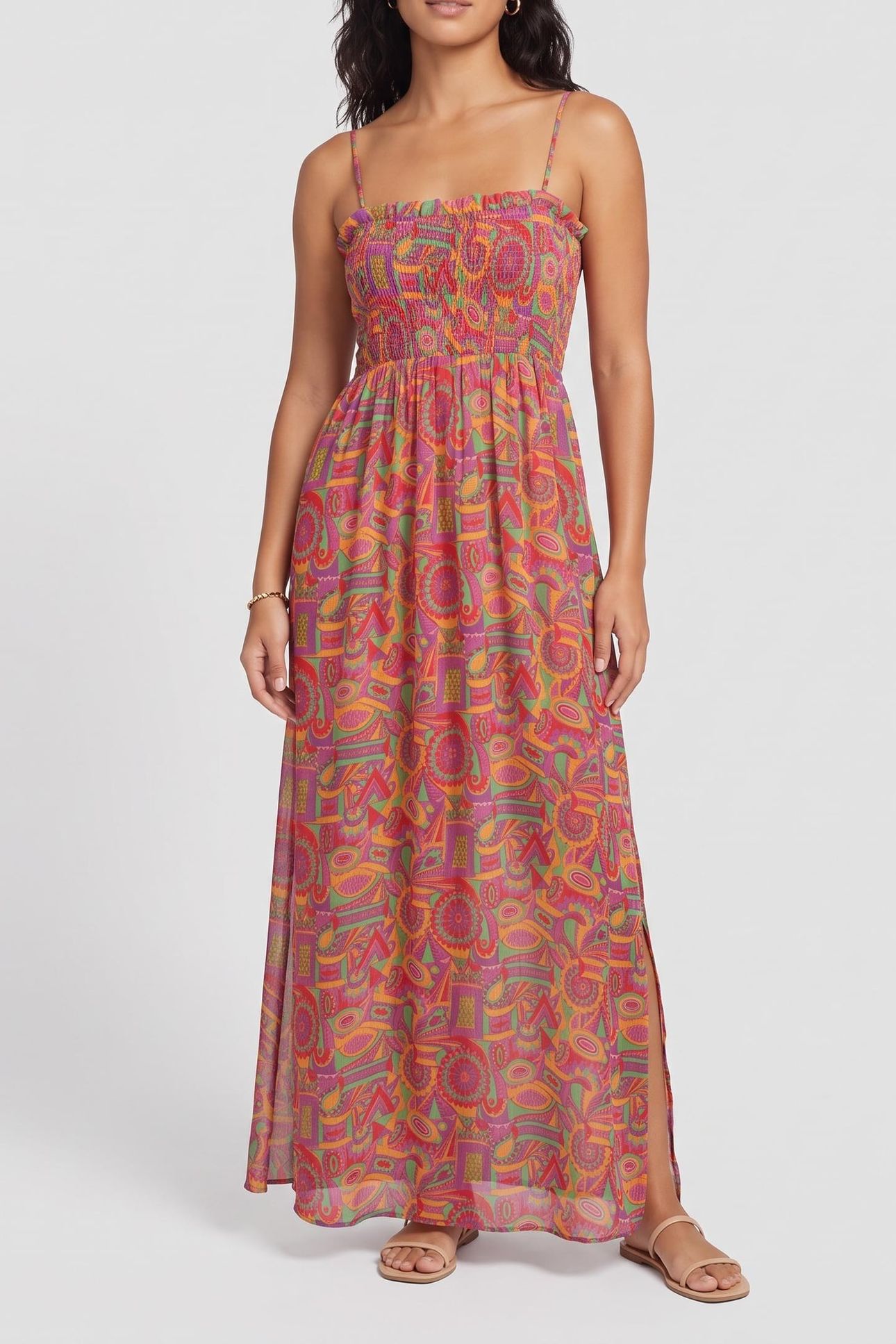 LONG DRESS FUSCHIA 1