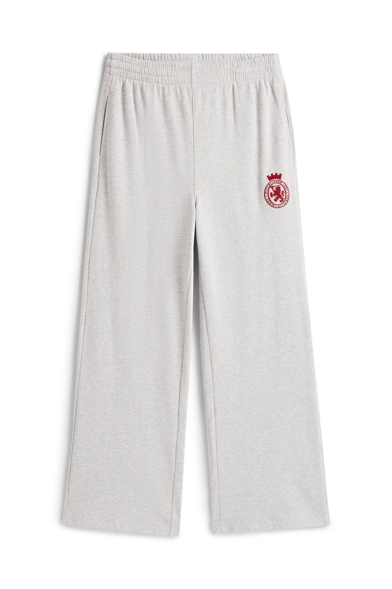 WIDE LEG PANTS LIGHT GREY HEATHER 5