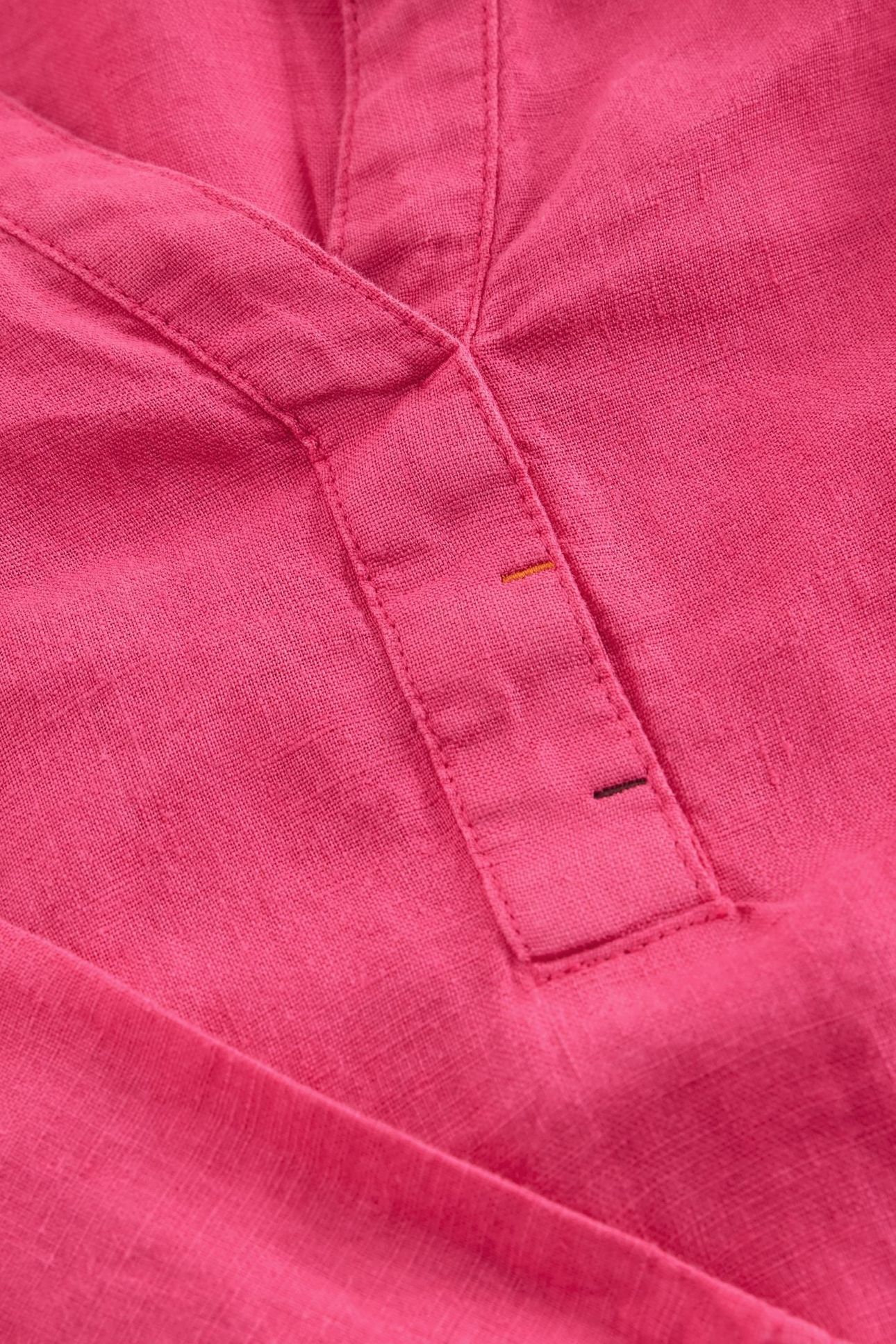 BLAKE LINEN TUNIC BRIGHT PINK 6