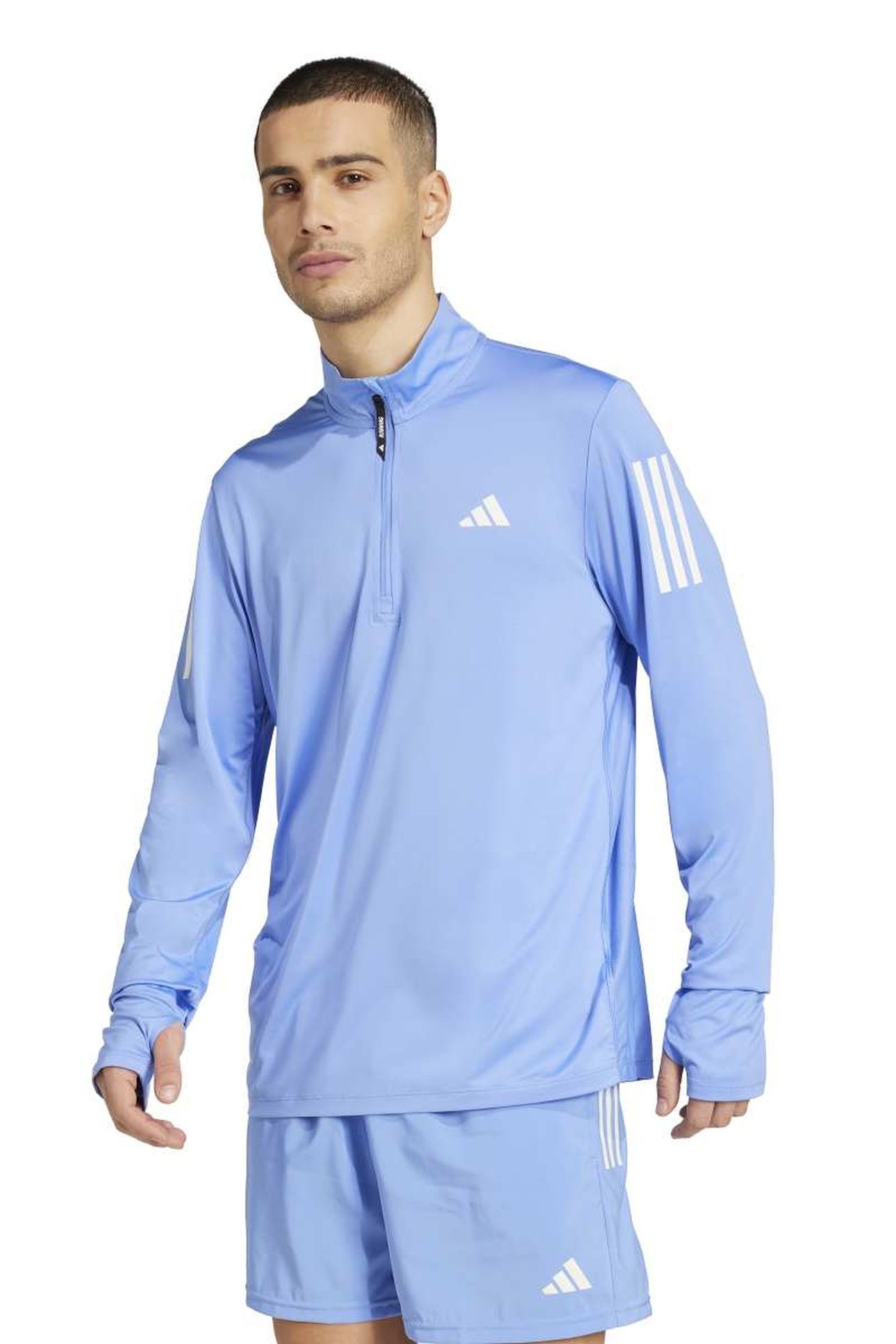 UNISEX OTR HALF-ZIP BLUE FUSION 1