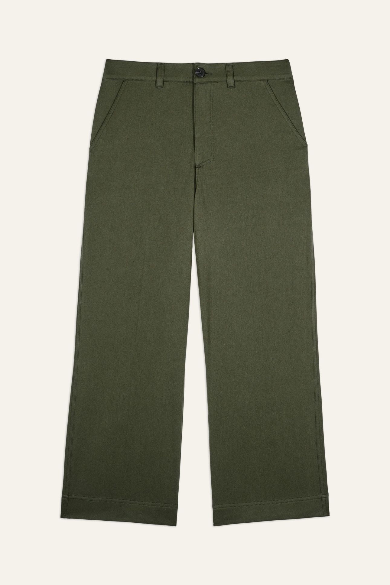 WIDE TROUSERS KAKI 4