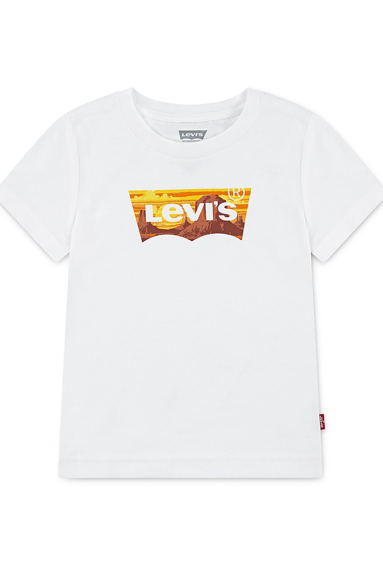 BOYS GOLDEN GLOW BATWING TEE BRIGHT WHITE 1