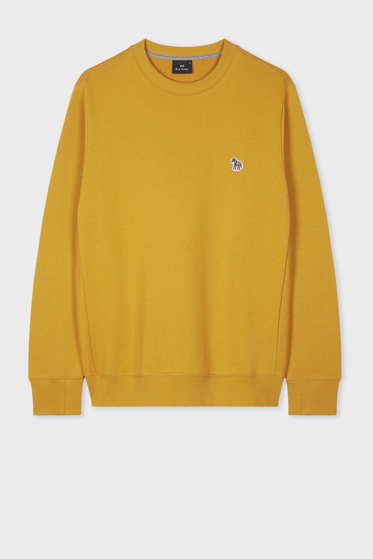 MENS REG FIT SWEATSHIRT ZEBRA OCHRE 4