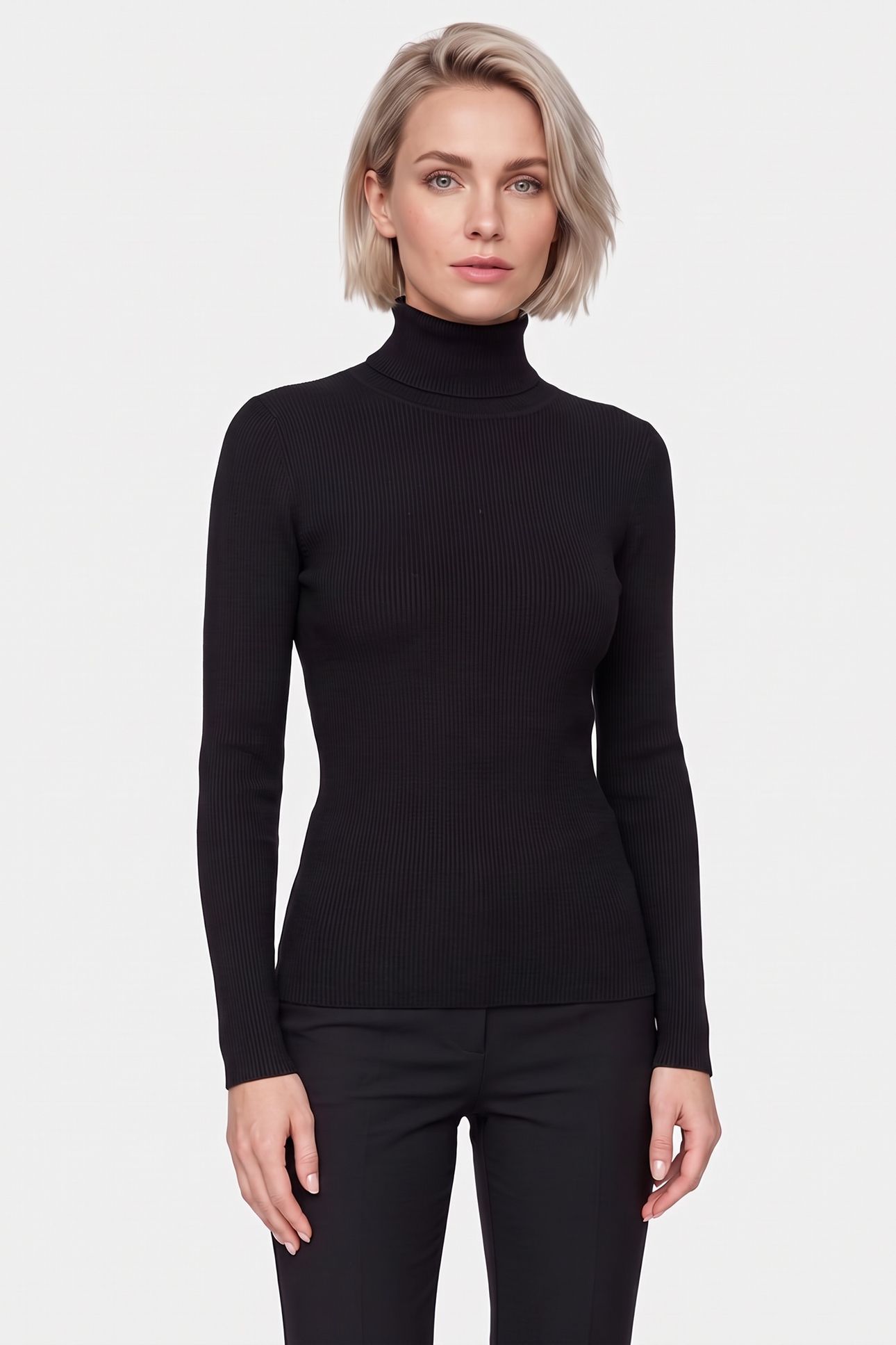 TRUDY TURTLENECK BLACK 1