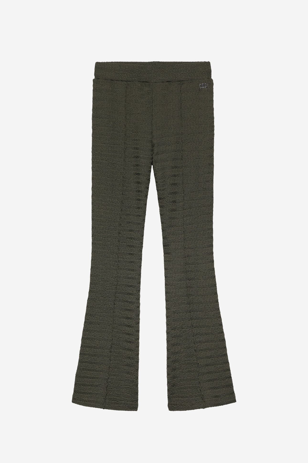 VONDA FLARED PANTS CHARCOAL 1