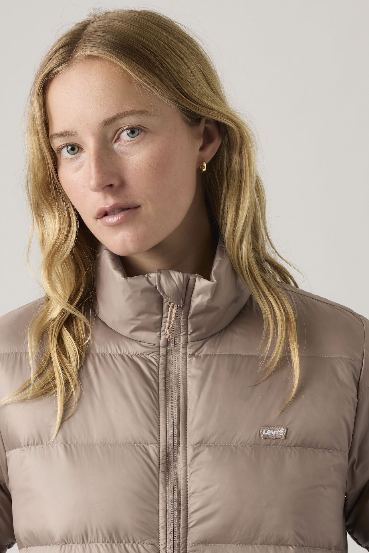 WILLA DOWN PACKABLE JACKET TAUPE GRAY 5