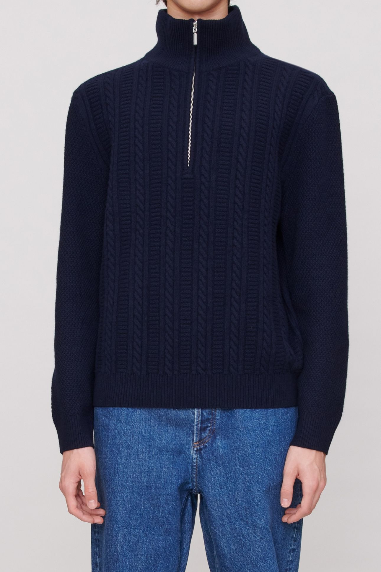 UNISEX SWEATER THEO DARK NAVY 1
