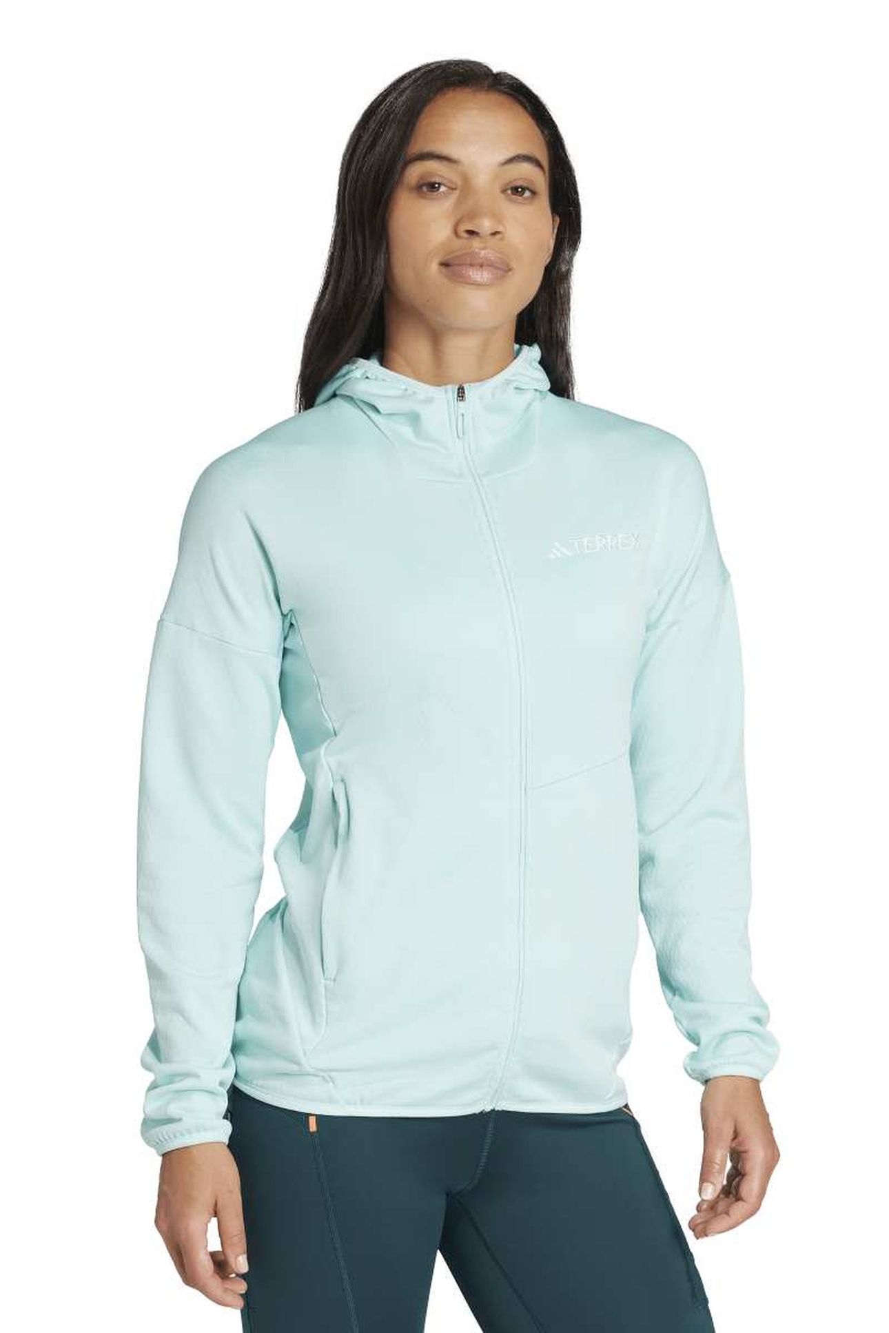 TERREX FLEECE SEMI FLASH AQUA 2