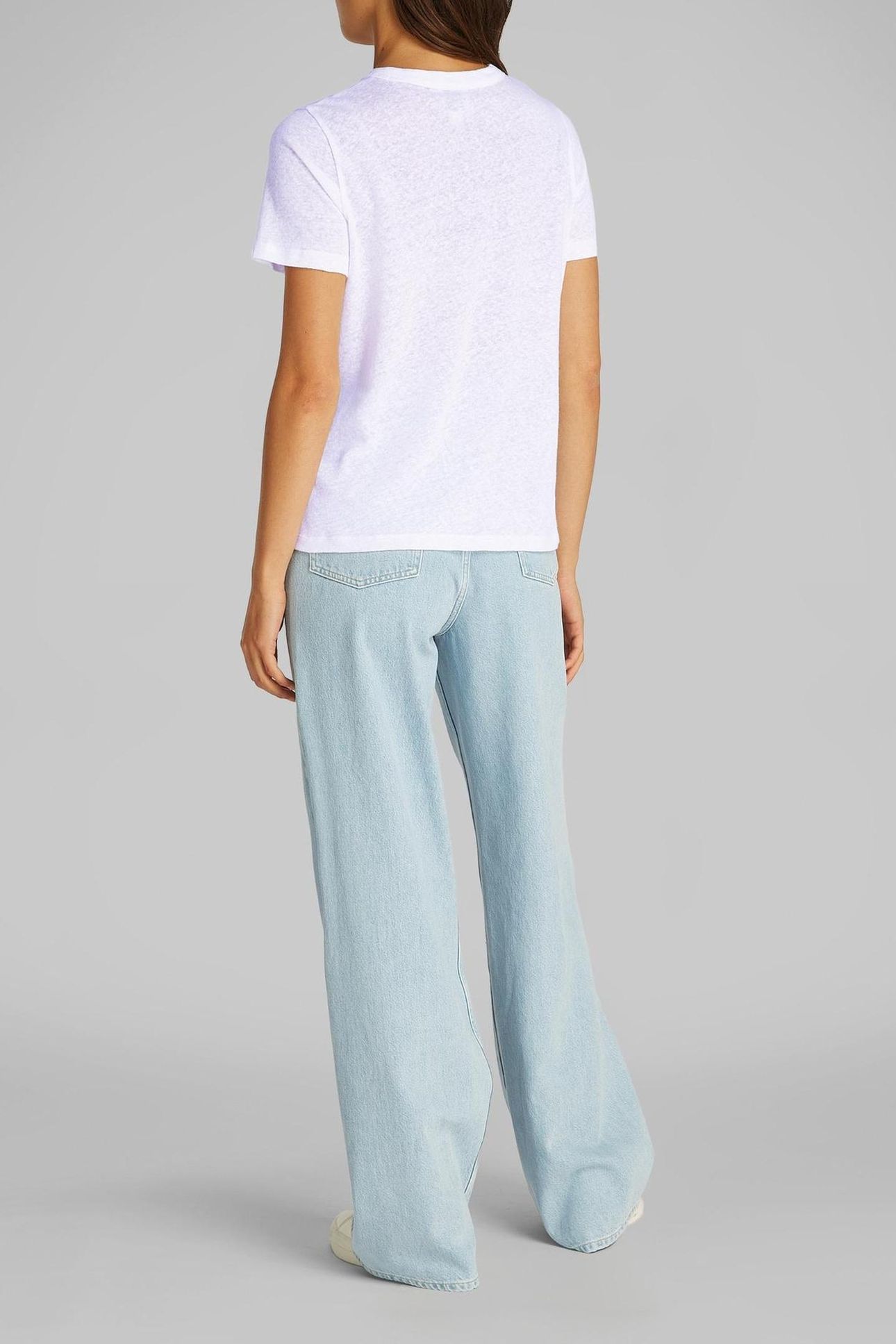 LINEN JERSEY RELAXED BRILLIANT WHITE 2