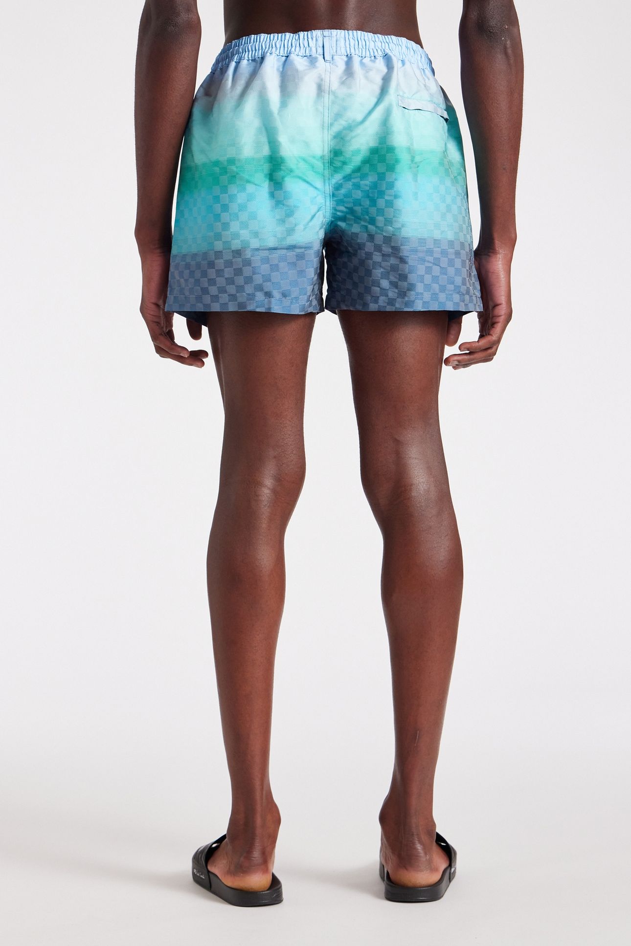 MEN SWIM SHORT DEGRADE NAVY 3