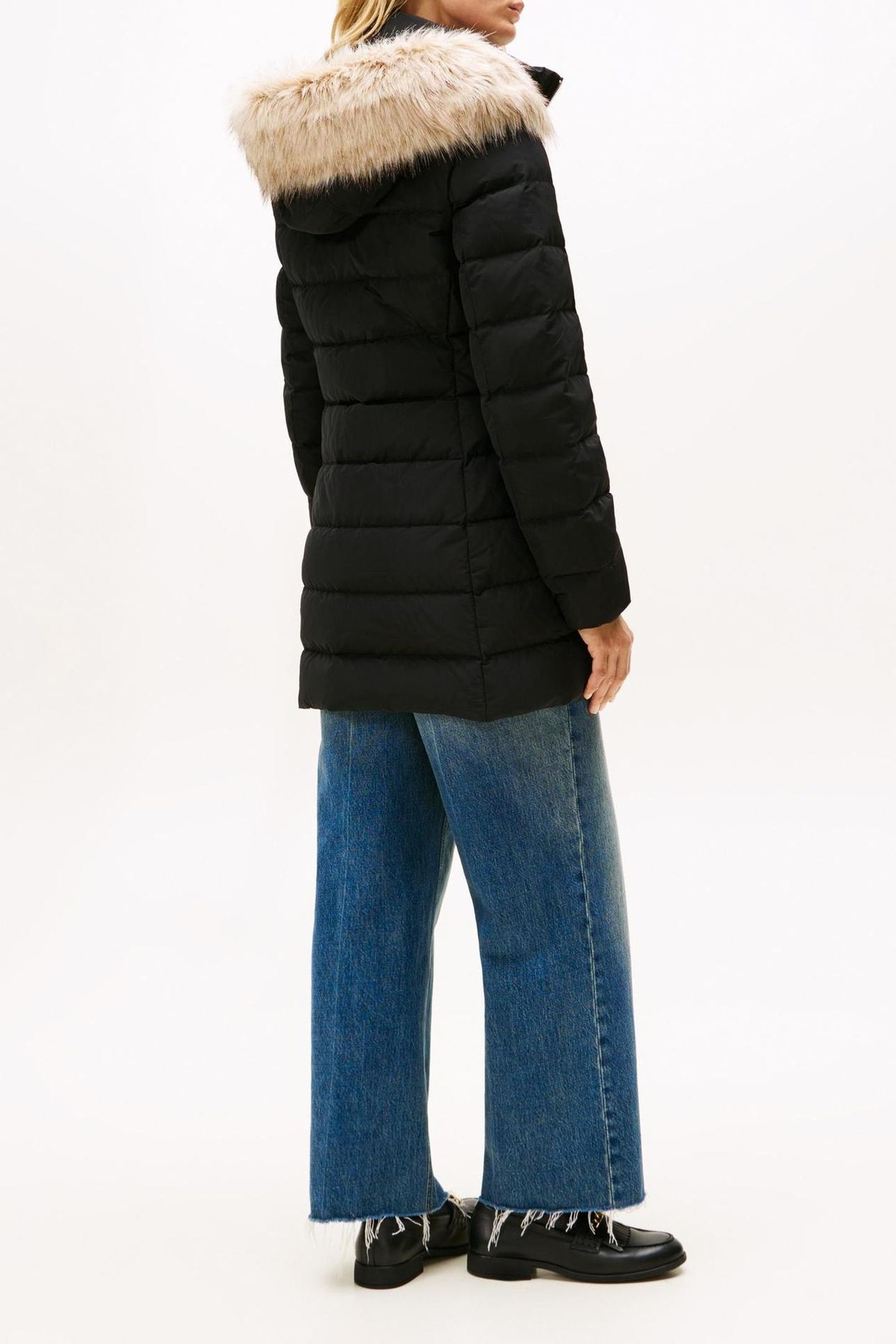 MW DOWN SLIM COAT BLACK 2