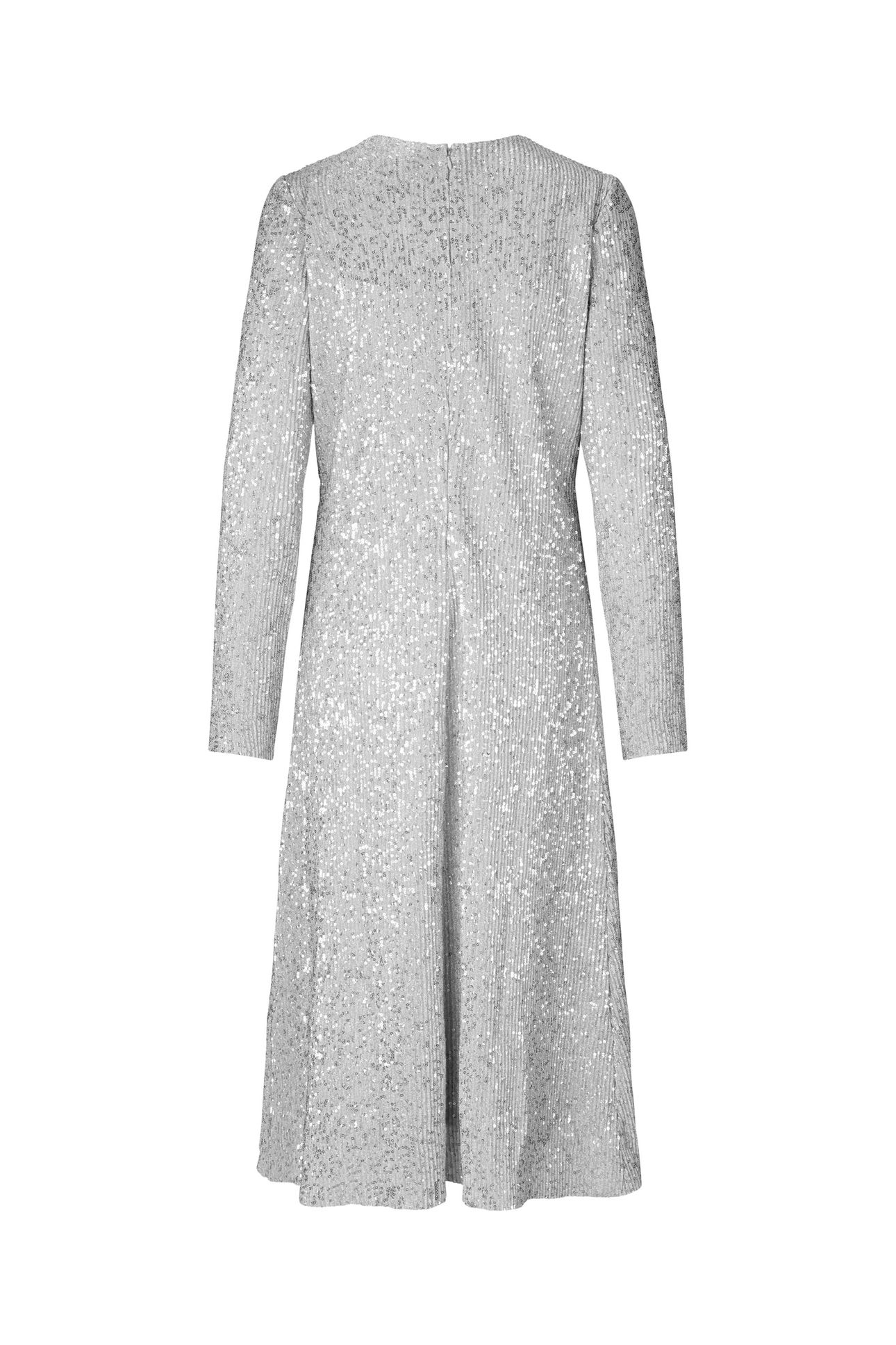CELSIA DRESS LONG SILVER 4