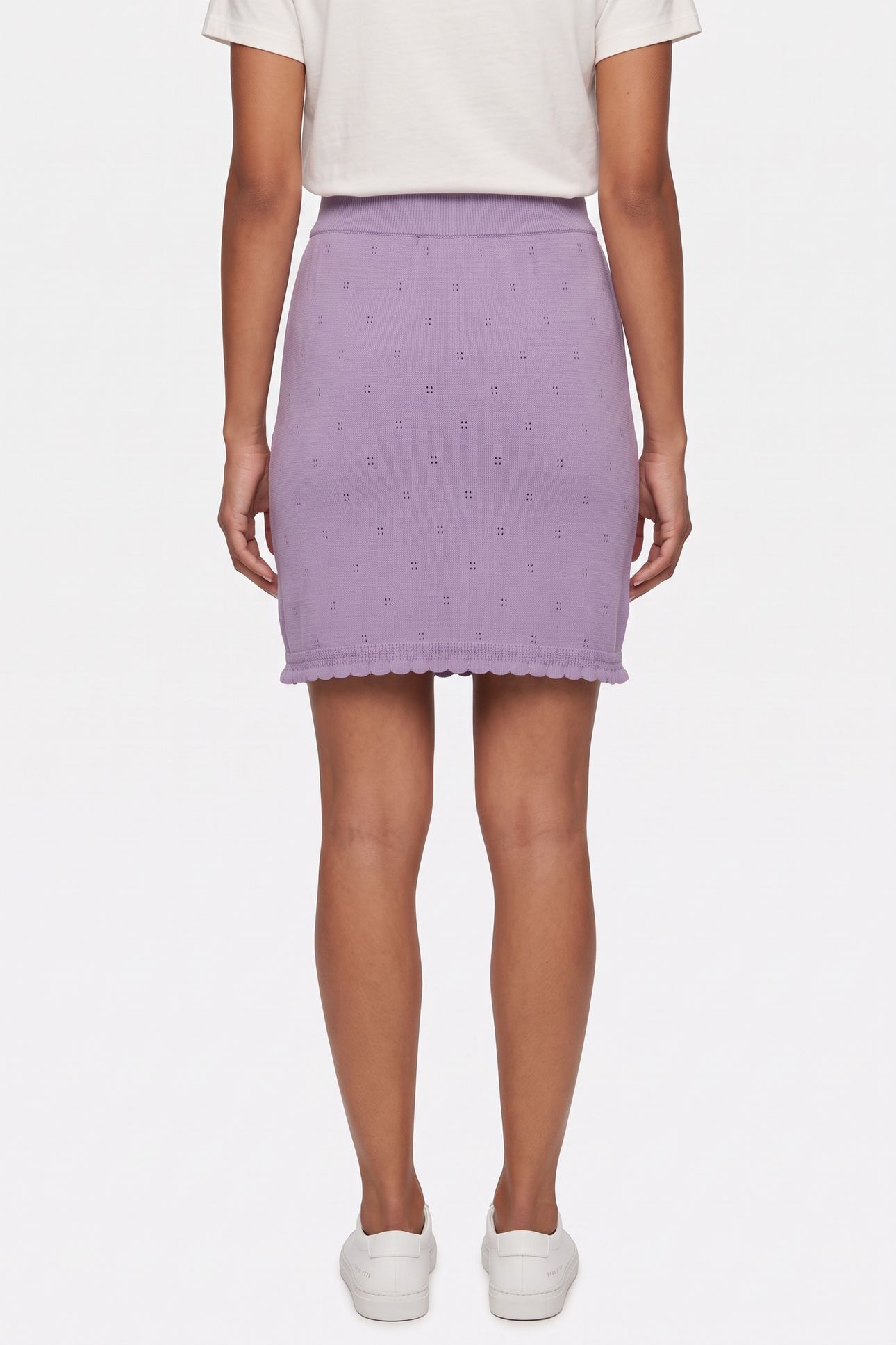 KNITTED SKIRT PURPLE 2