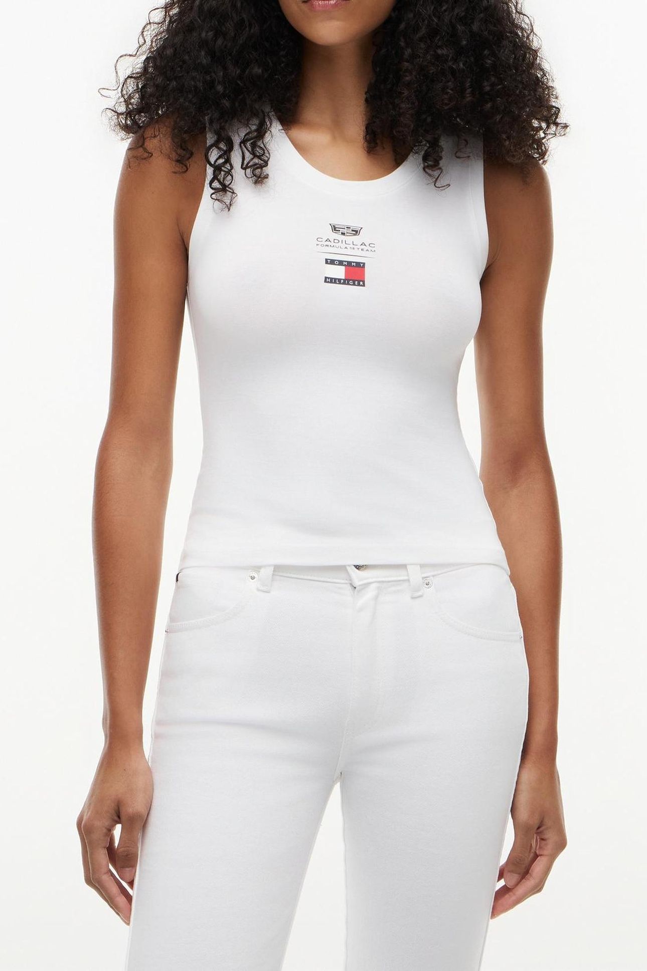 TH X CF1 LOGO TANK TOP WHITE 1